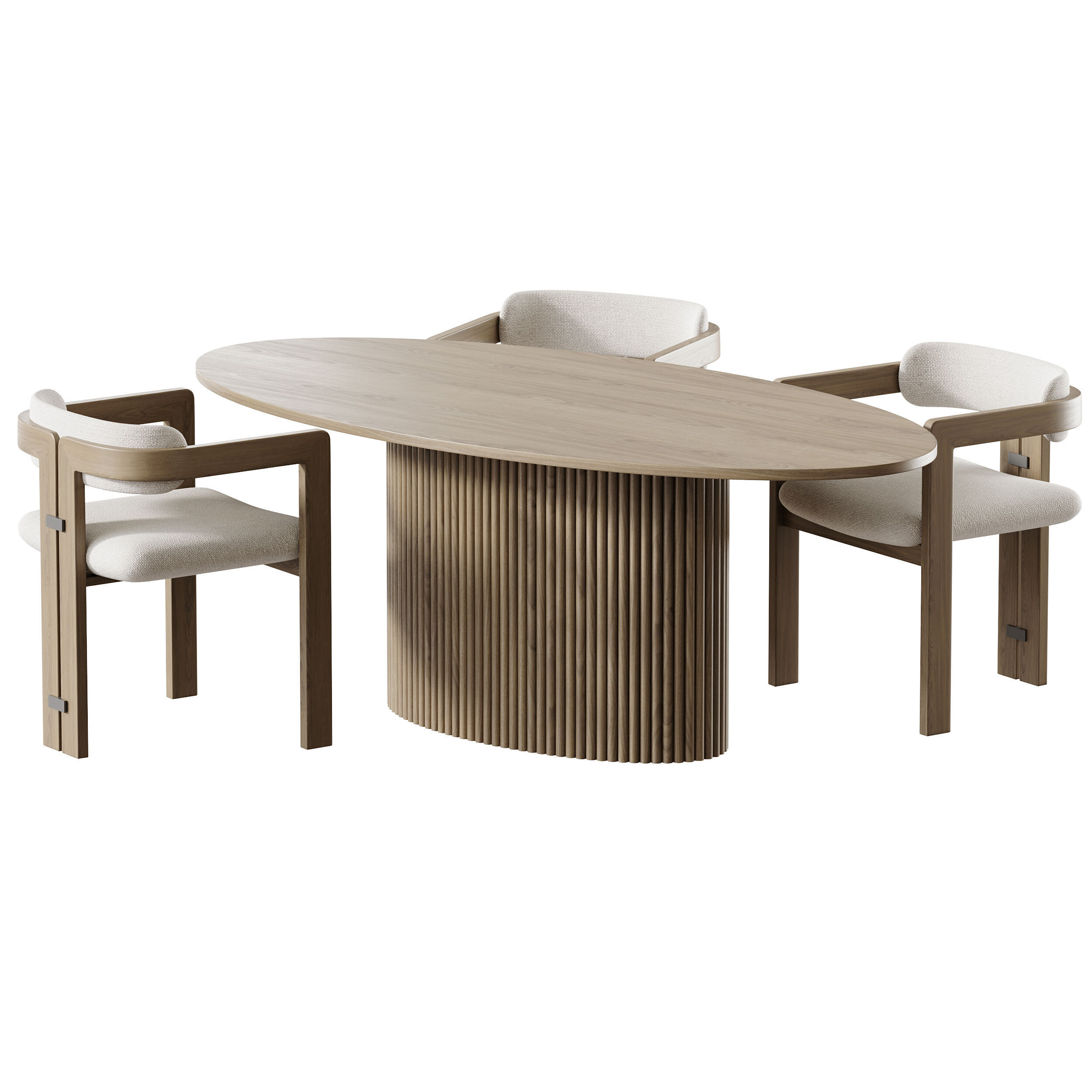 Dining table FIVORIANA 3D model_9