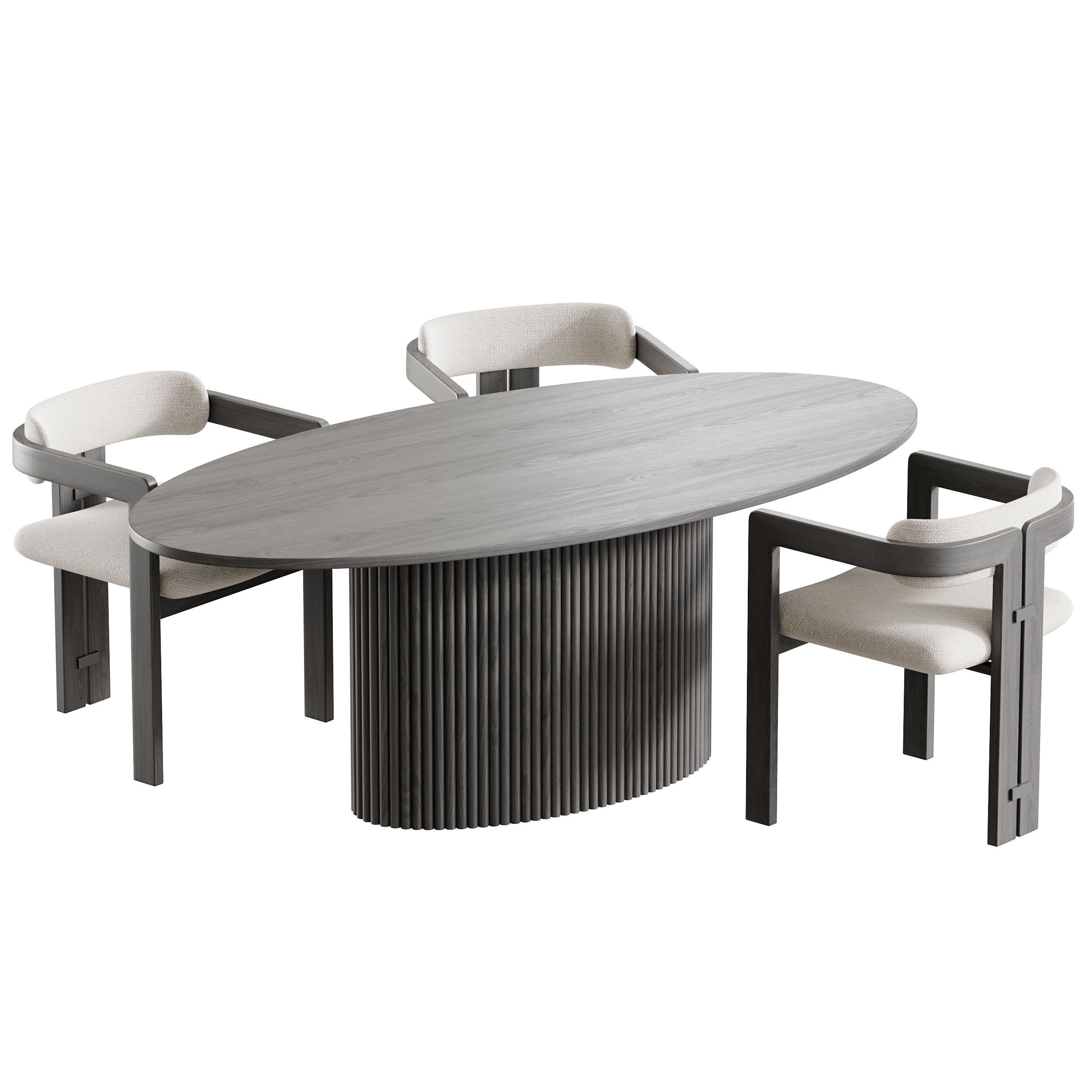 Dining table FIVORIANA 3D model_2