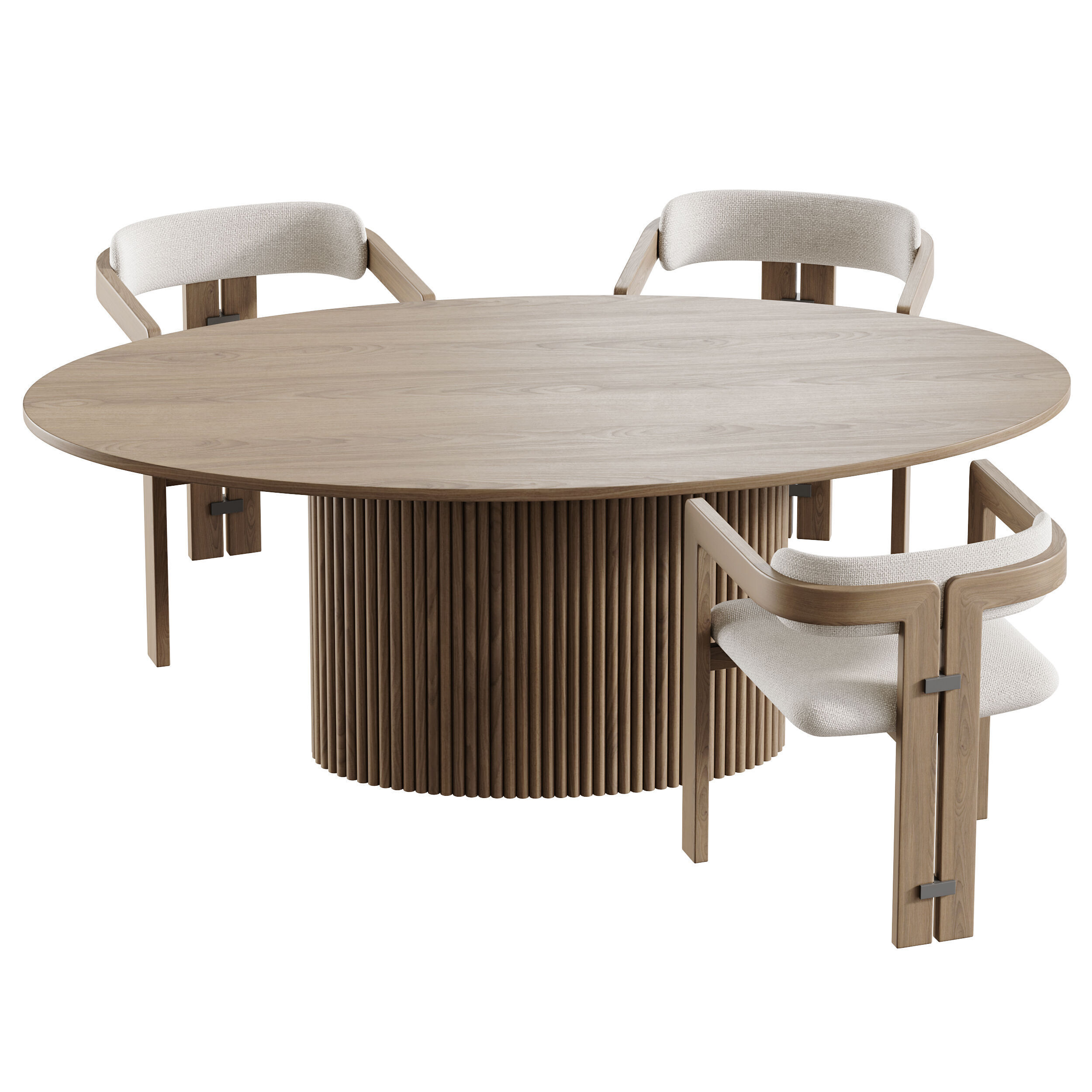 Dining table FIVORIANA 3D model_4