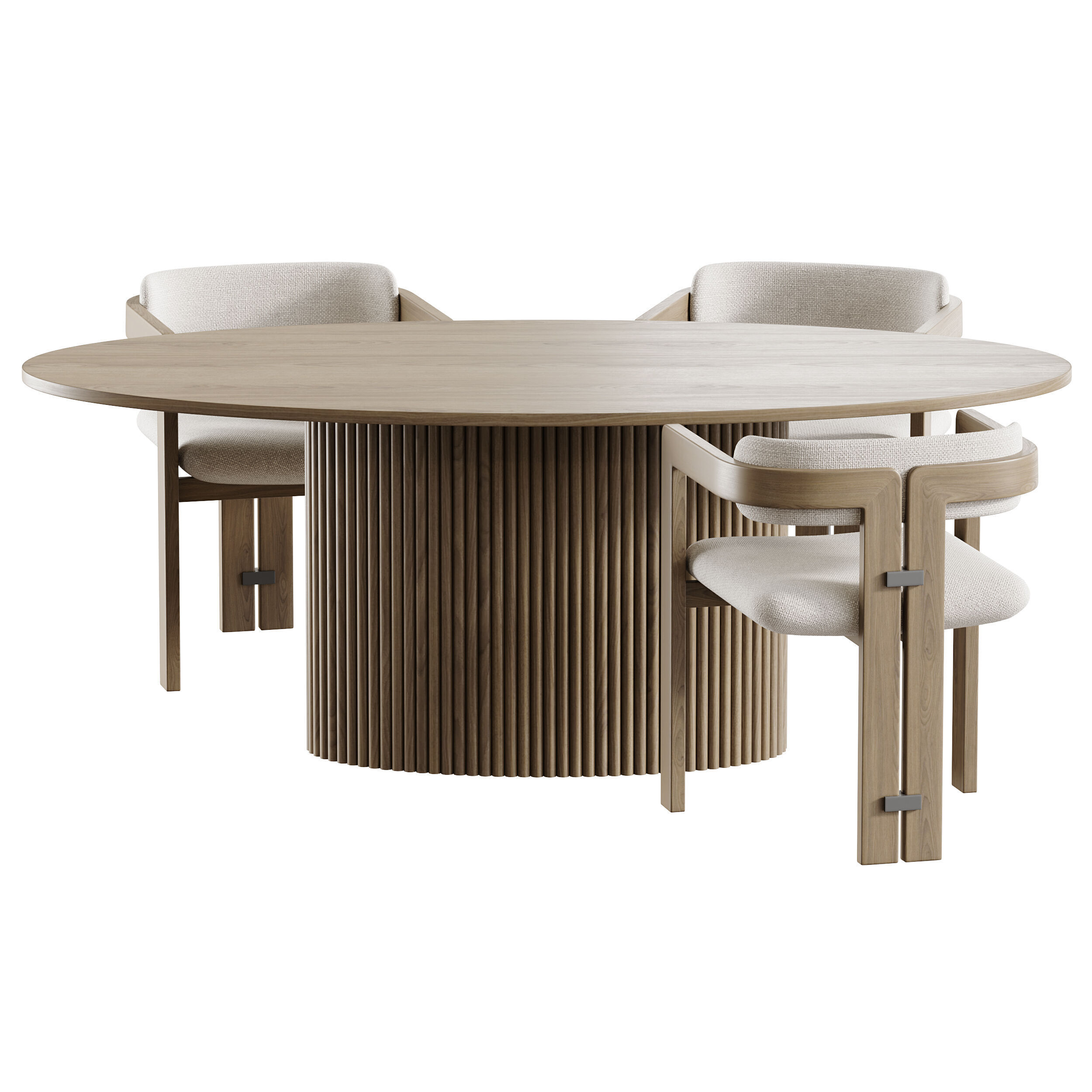 Dining table FIVORIANA 3D model_8