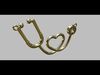 Stethoscope Pendant 3D print model_1