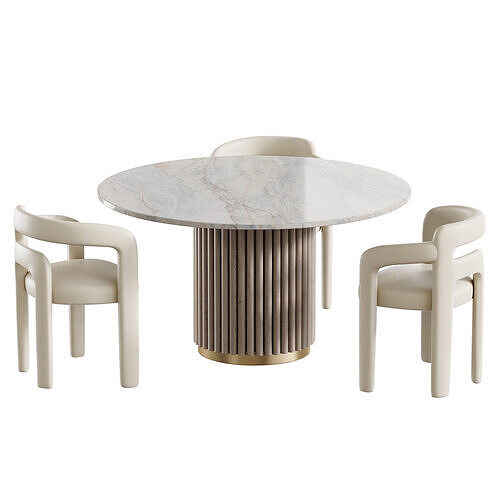 Dining table HAMBURG 3D model
