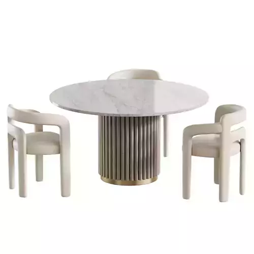 Dining table HAMBURG 3D model