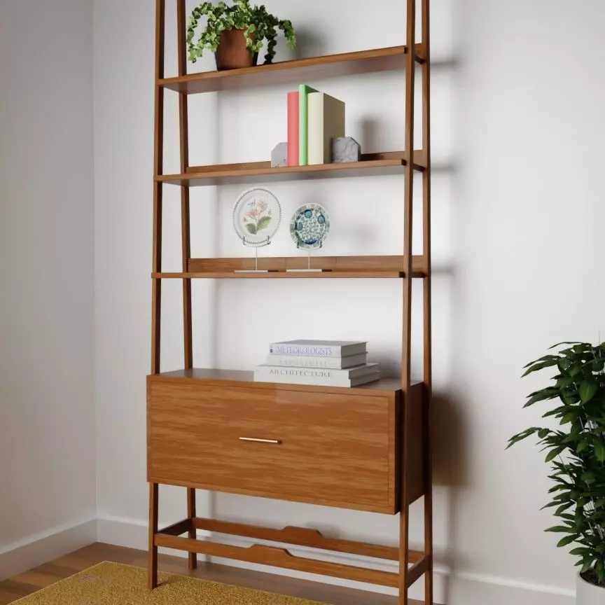 Amazing Realistic Bookcase 3D model