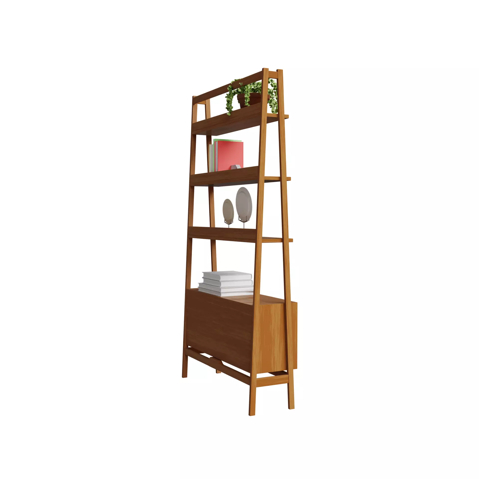 Amazing Realistic Bookcase   3D model_1