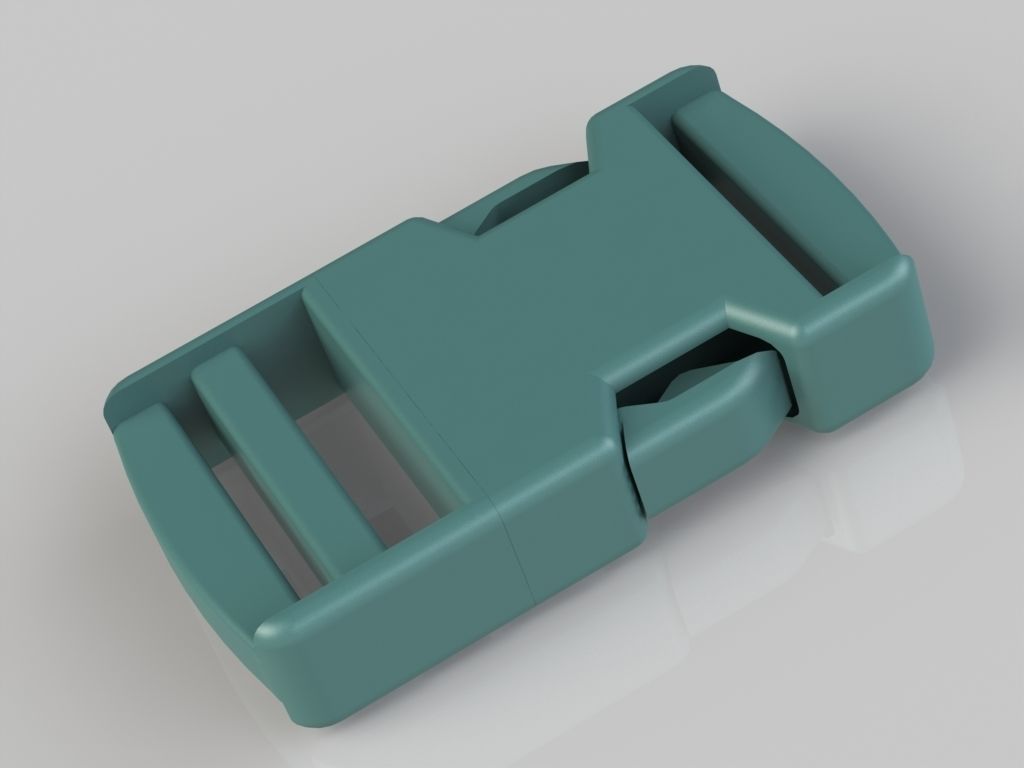 Fastex - snap buckles 3D print model_2