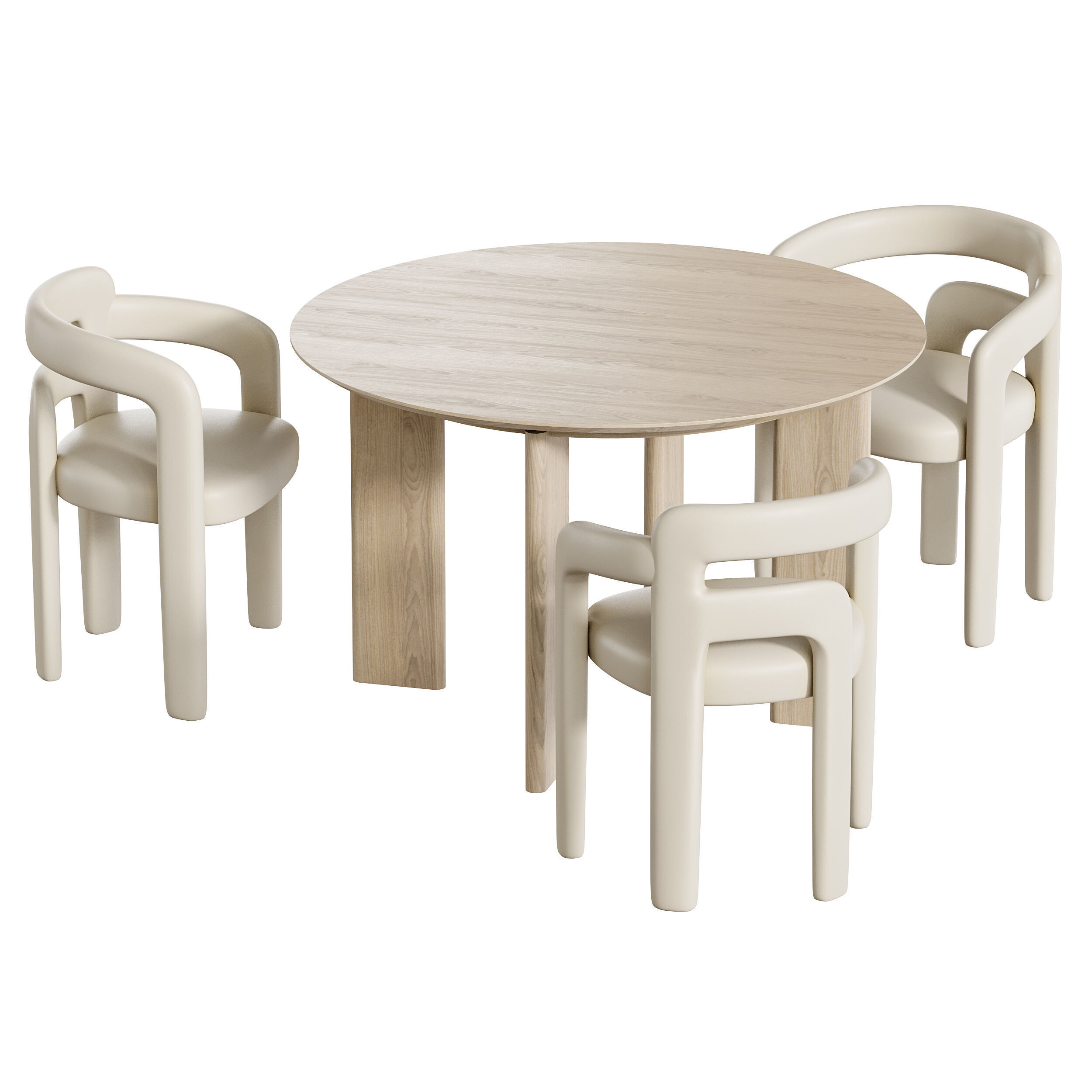 Dining table Kaho 3D model_2