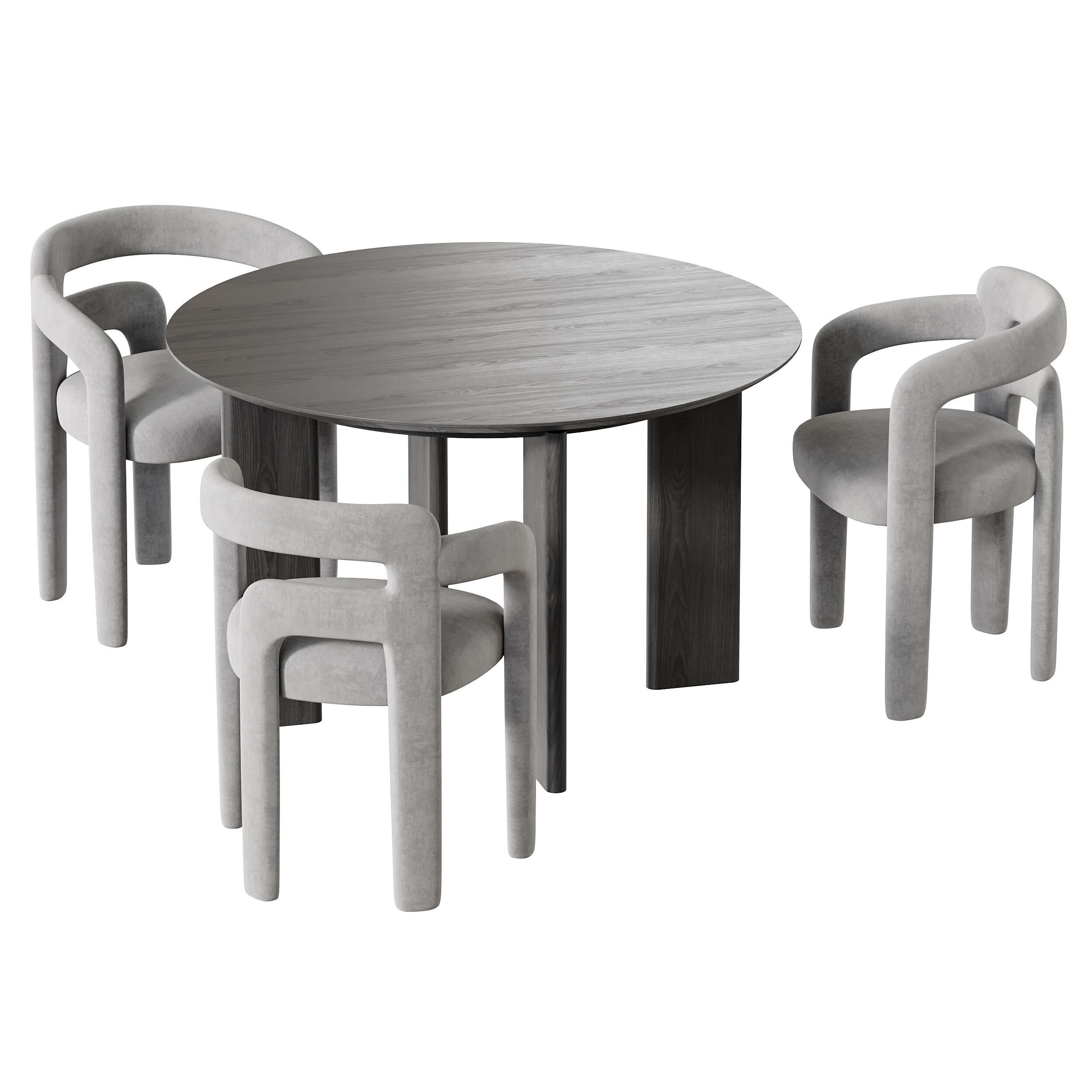 Dining table Kaho 3D model_12