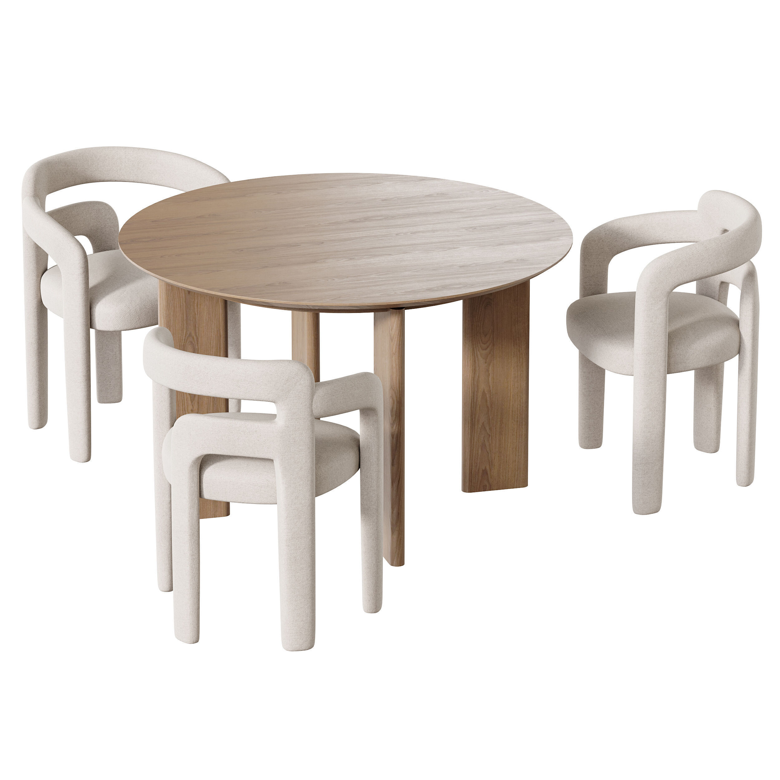 Dining table Kaho 3D model_10