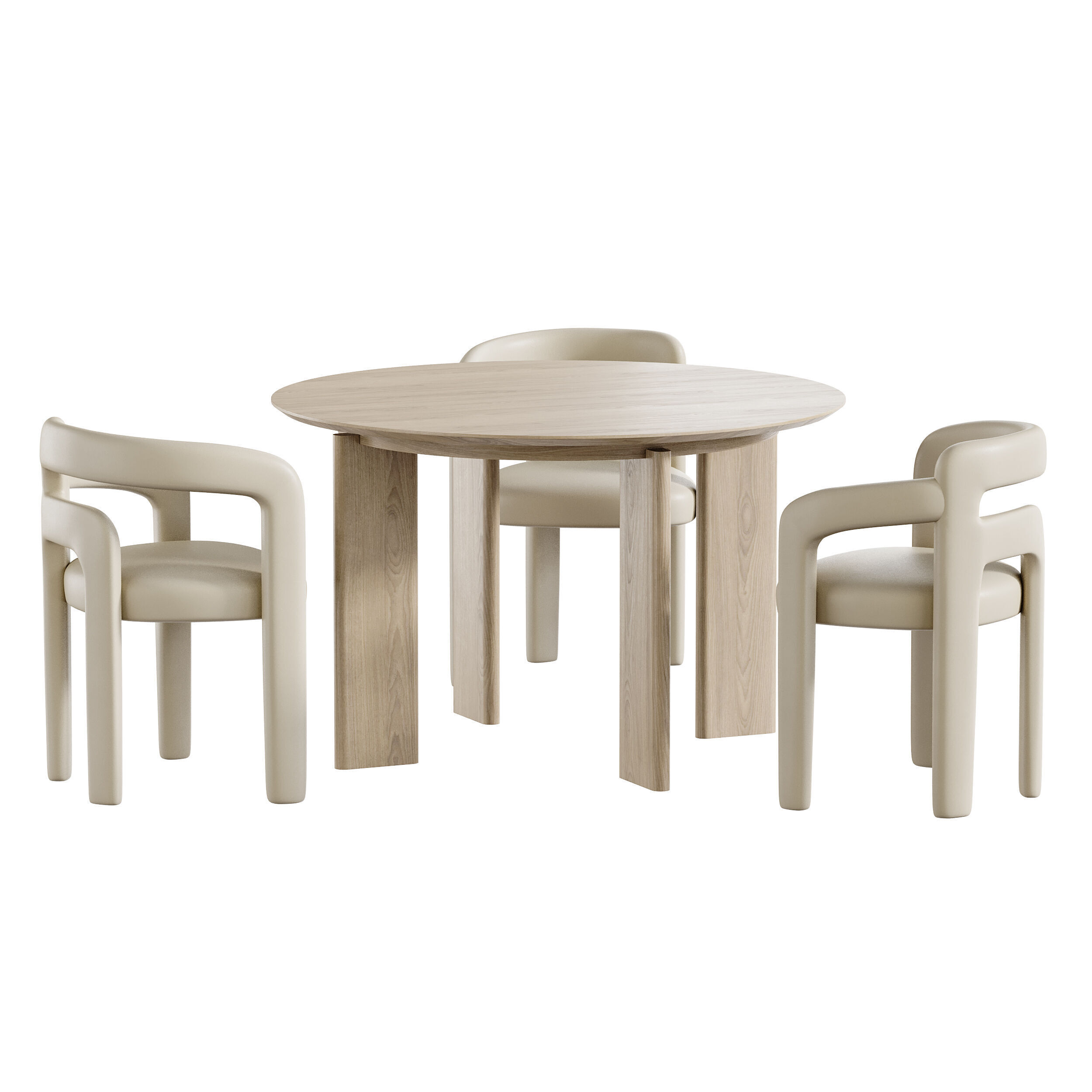 Dining table Kaho 3D model_1