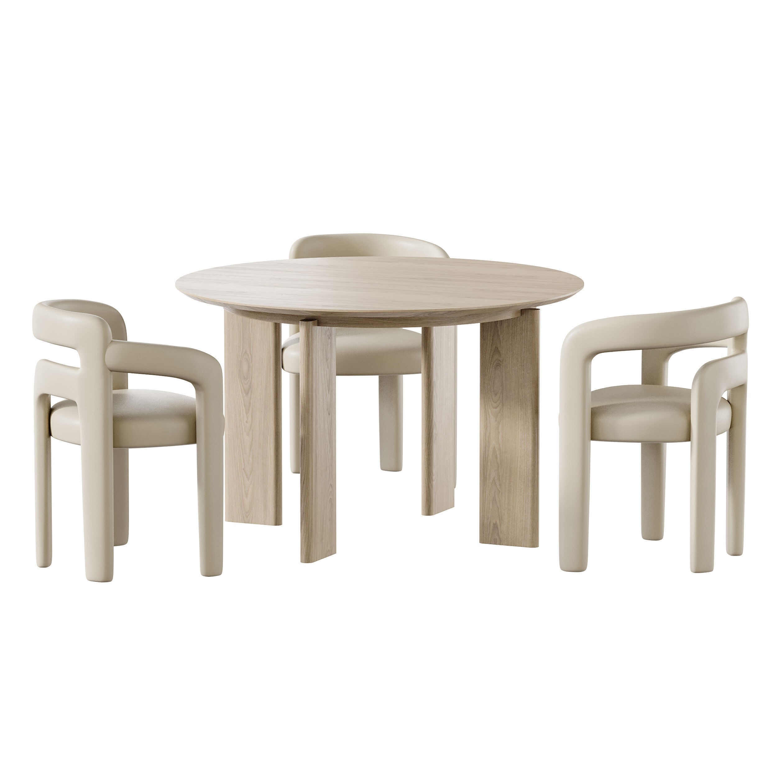 Dining table Kaho 3D model_7
