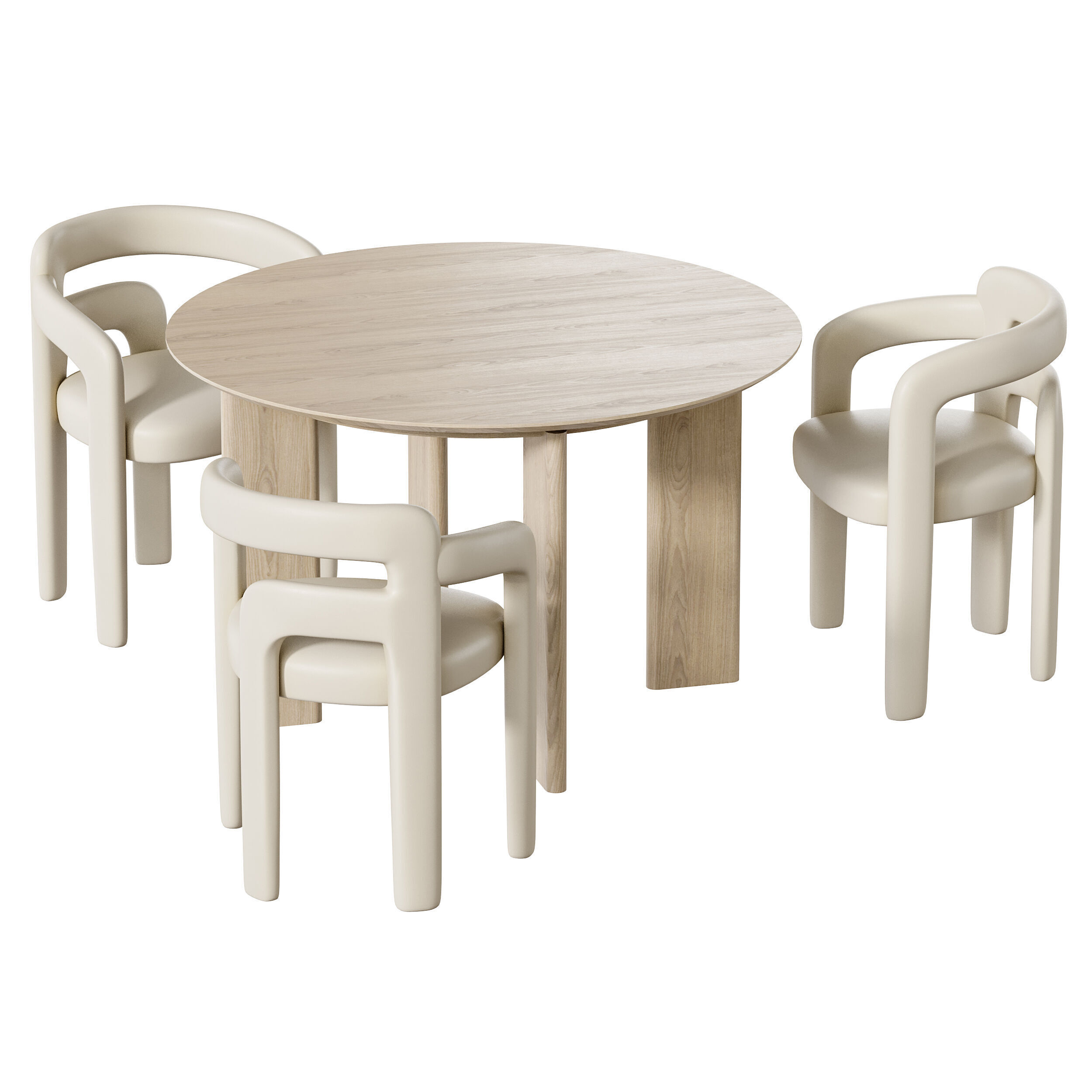 Dining table Kaho 3D model_8