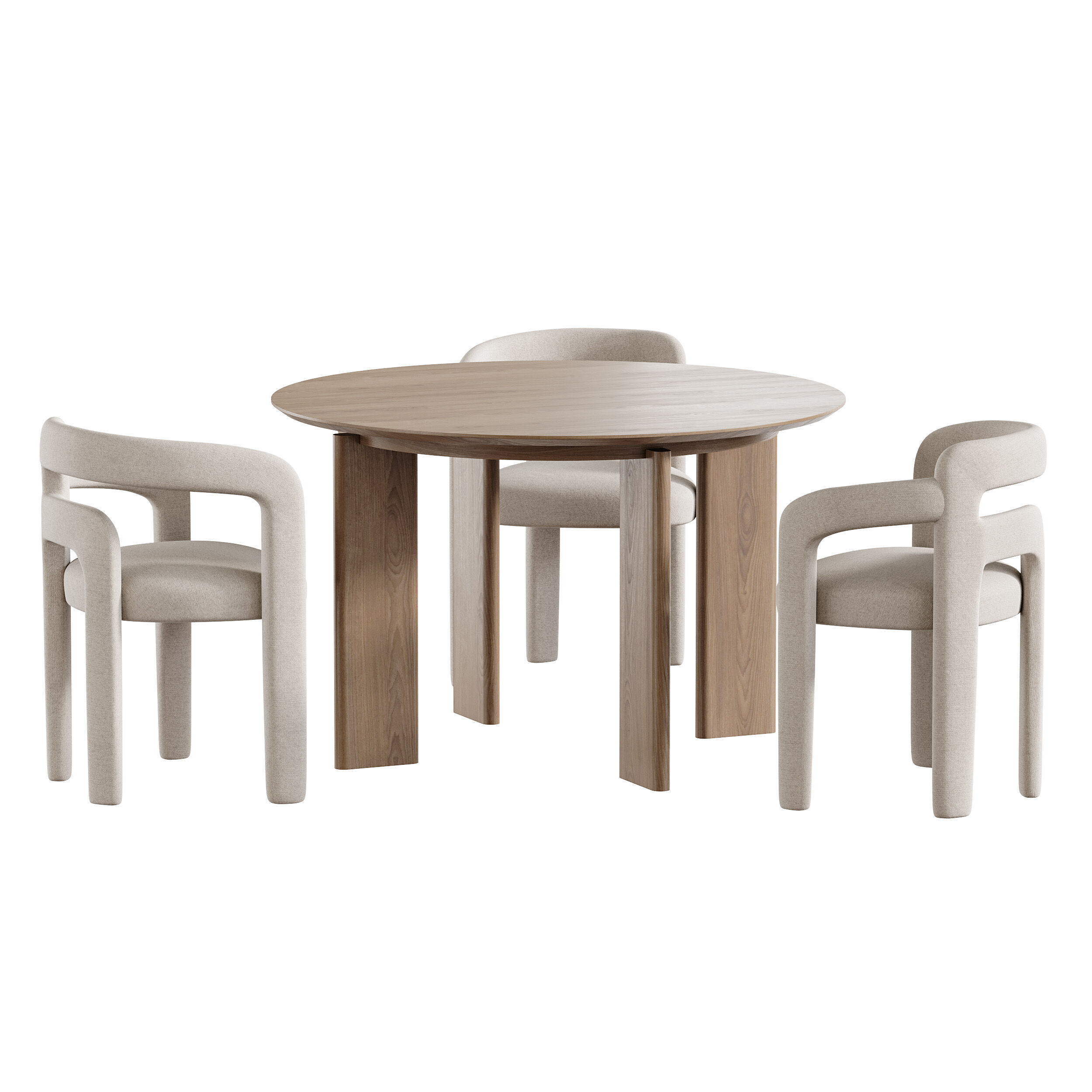 Dining table Kaho 3D model_3