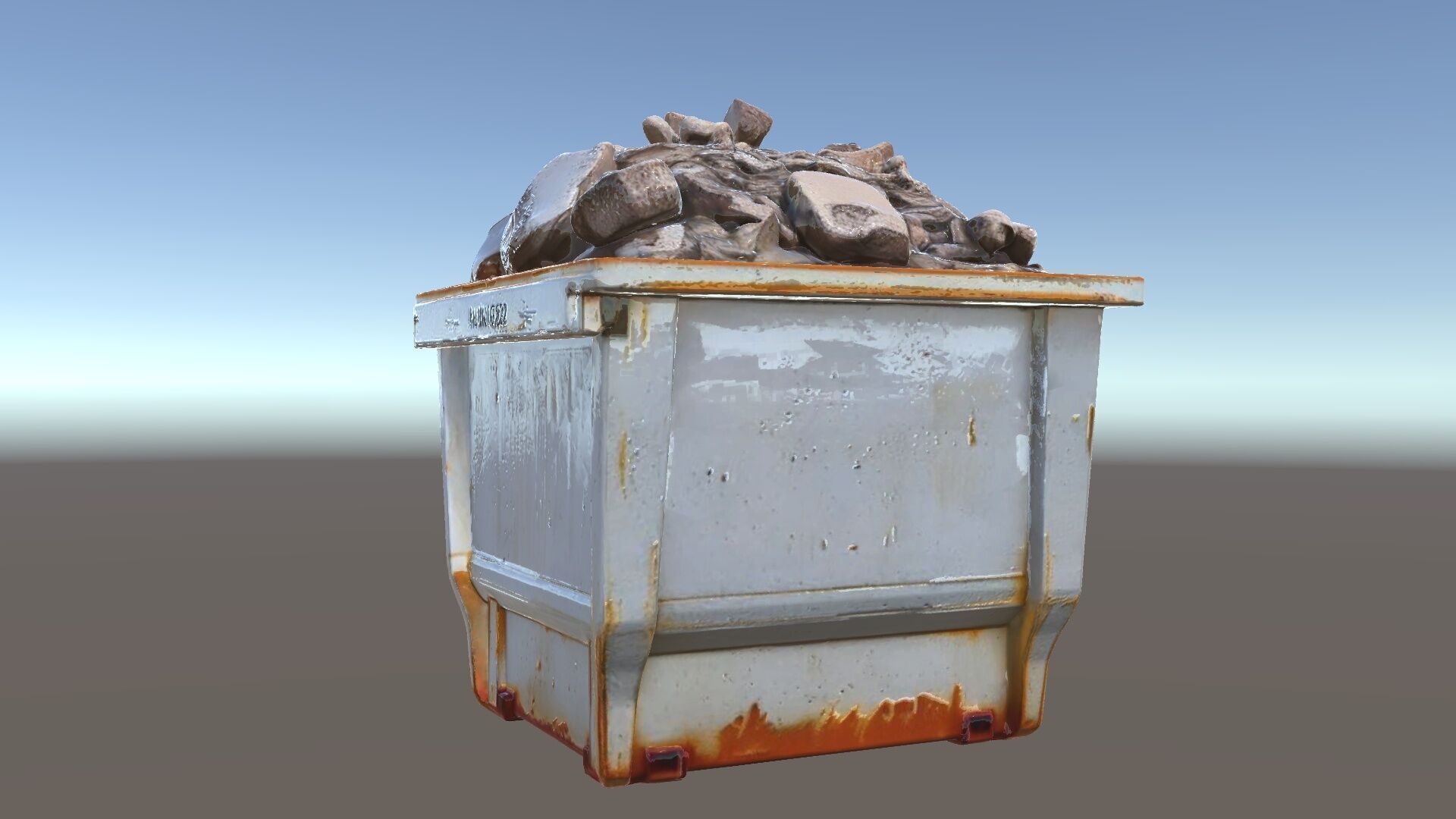 Industrial Dumpster with Debris Model Pack for Environment De... Low-poly 3D model_34