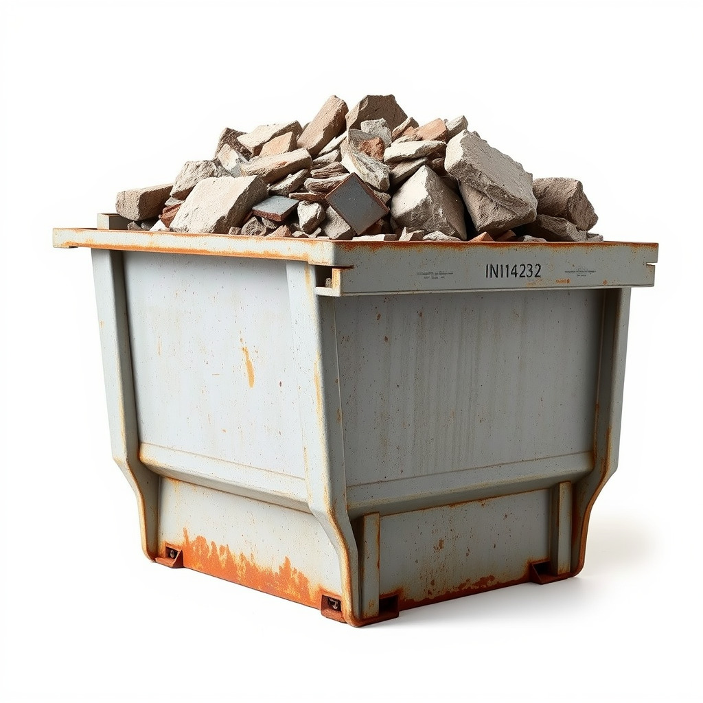 Industrial Dumpster with Debris Model Pack for Environment De... Low-poly 3D model_2