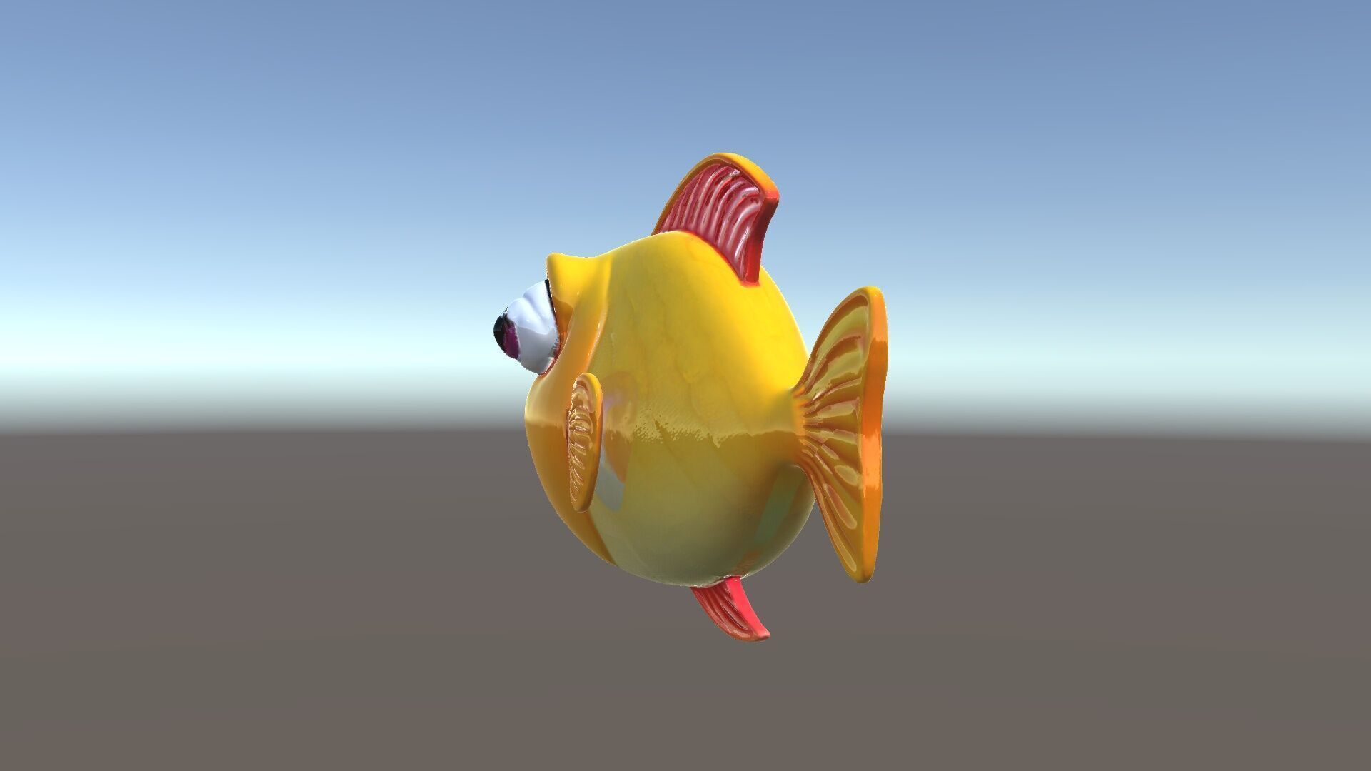 Colorful Cartoon Fish Model Pack with HighDetail Textures Low-poly 3D model_5