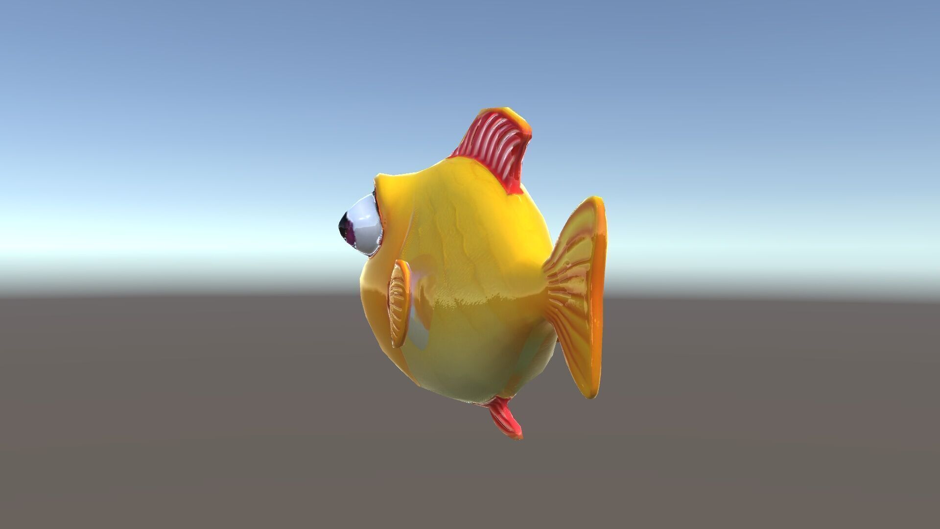 Colorful Cartoon Fish Model Pack with HighDetail Textures Low-poly 3D model_34