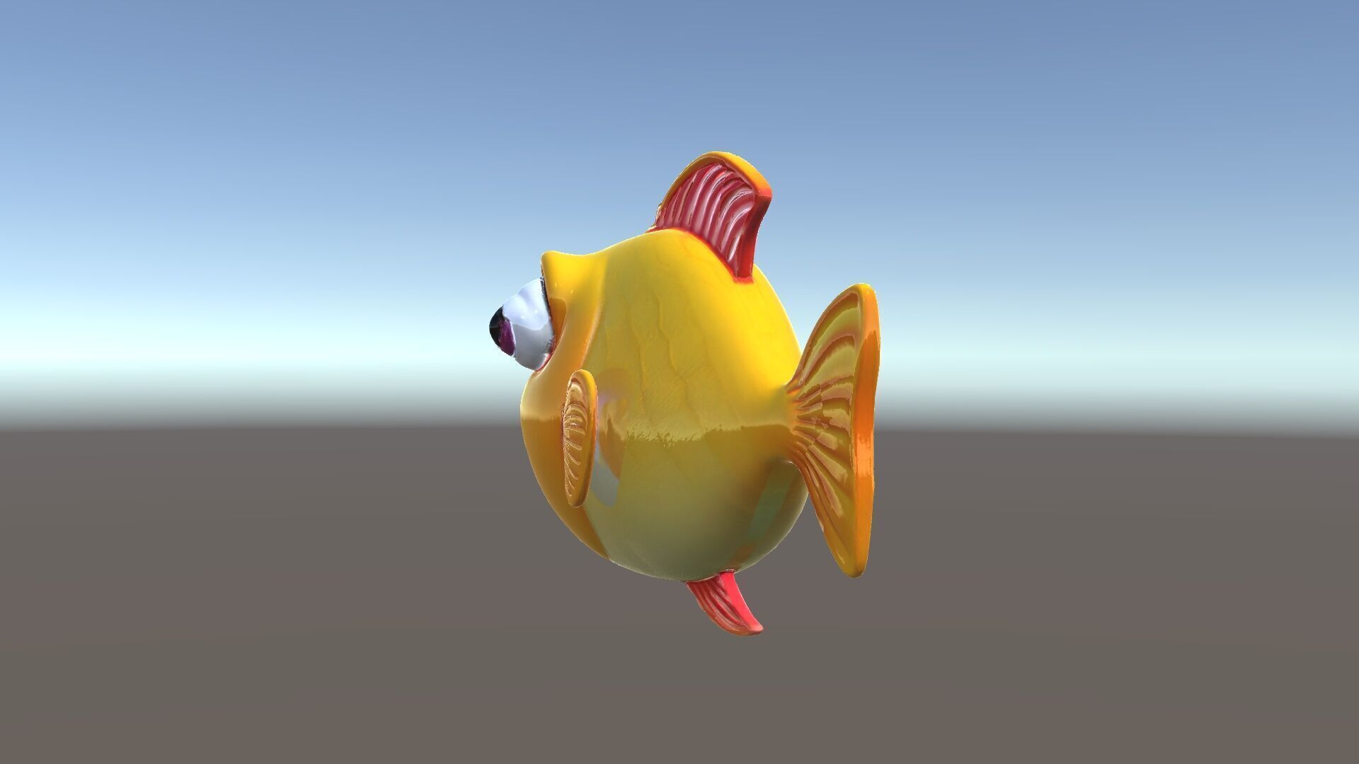 Colorful Cartoon Fish Model Pack with HighDetail Textures Low-poly 3D model_33