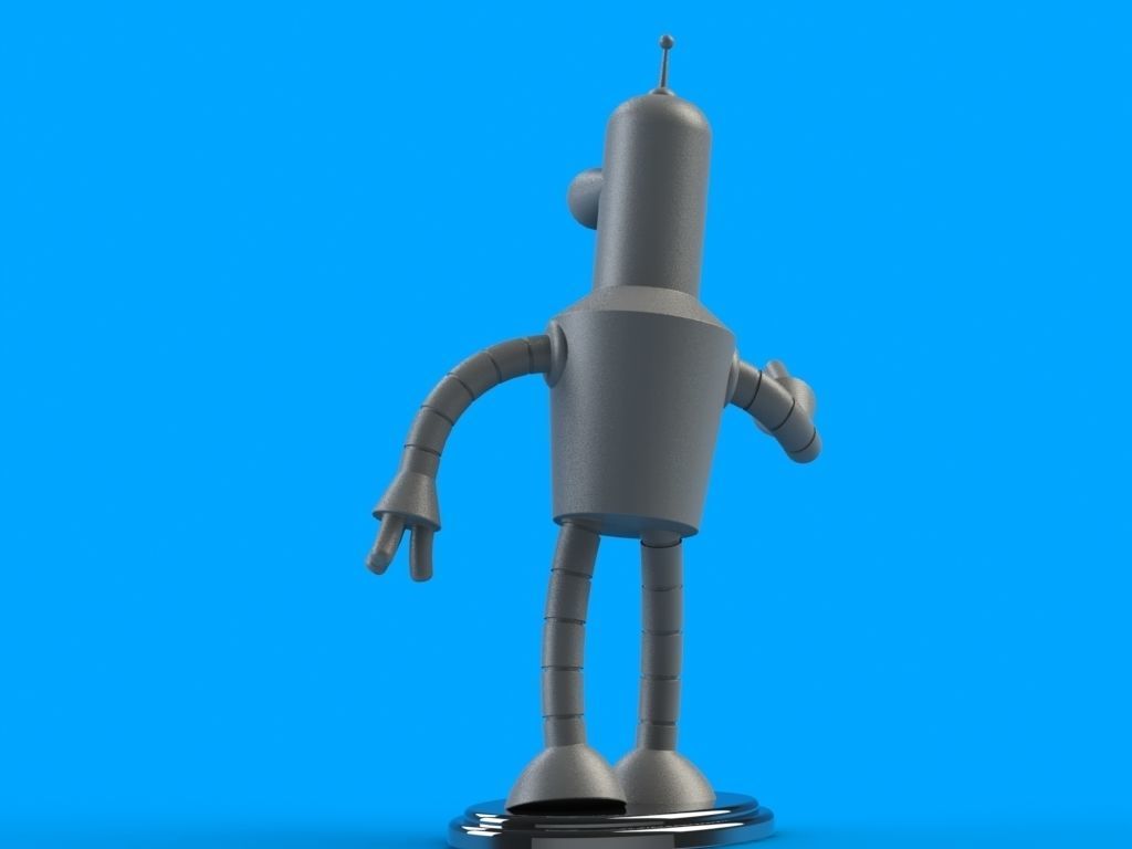 Bender Printable 3D model_3
