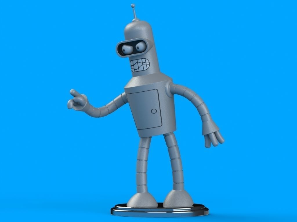 Bender Printable 3D model_1
