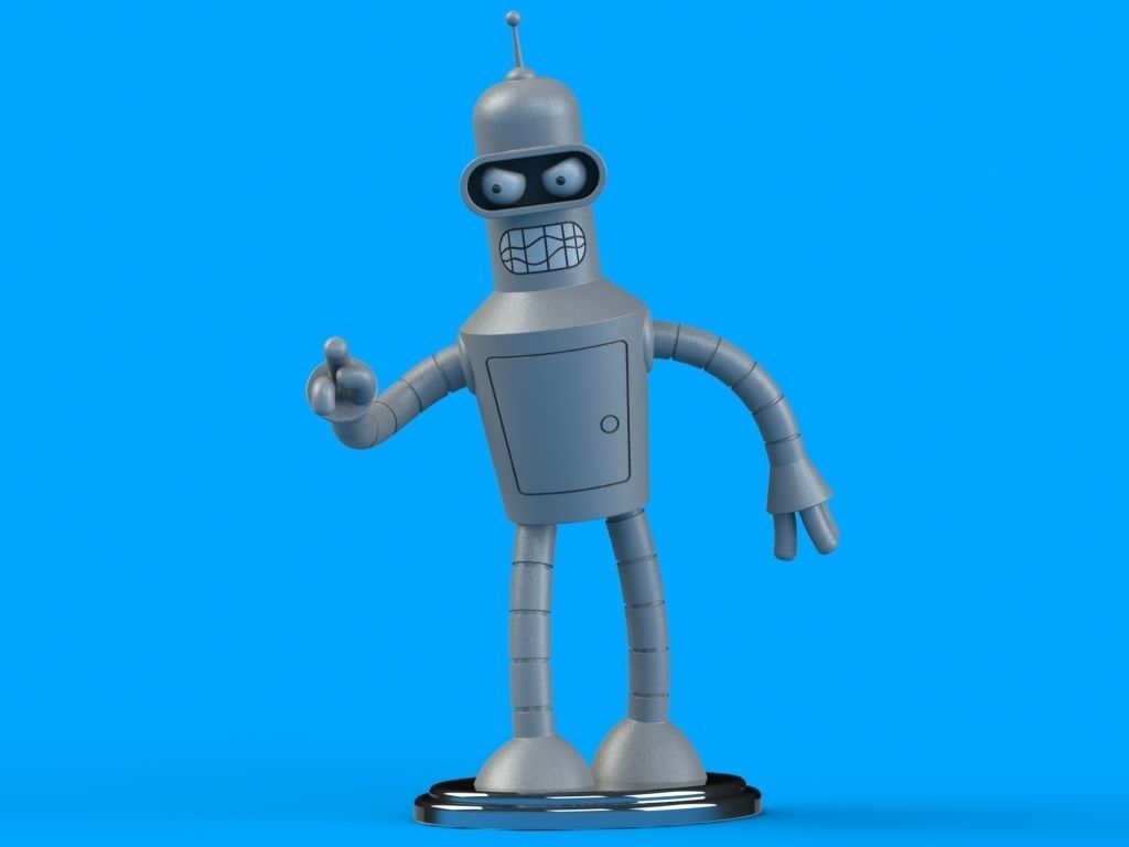 Bender Printable 3D model_0