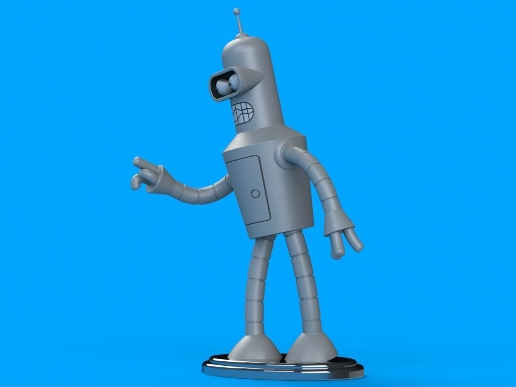 Bender Printable 3D model_2
