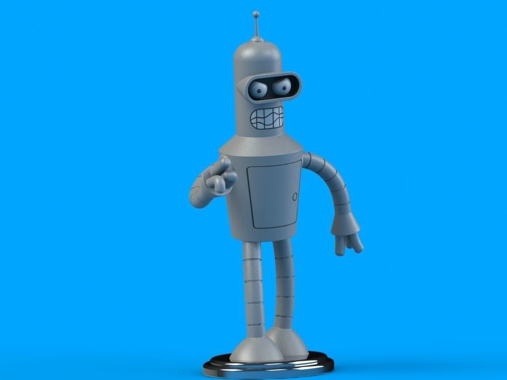 Bender Printable 3D model_6