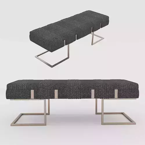 Bench Crucial Furniture 2 3D model