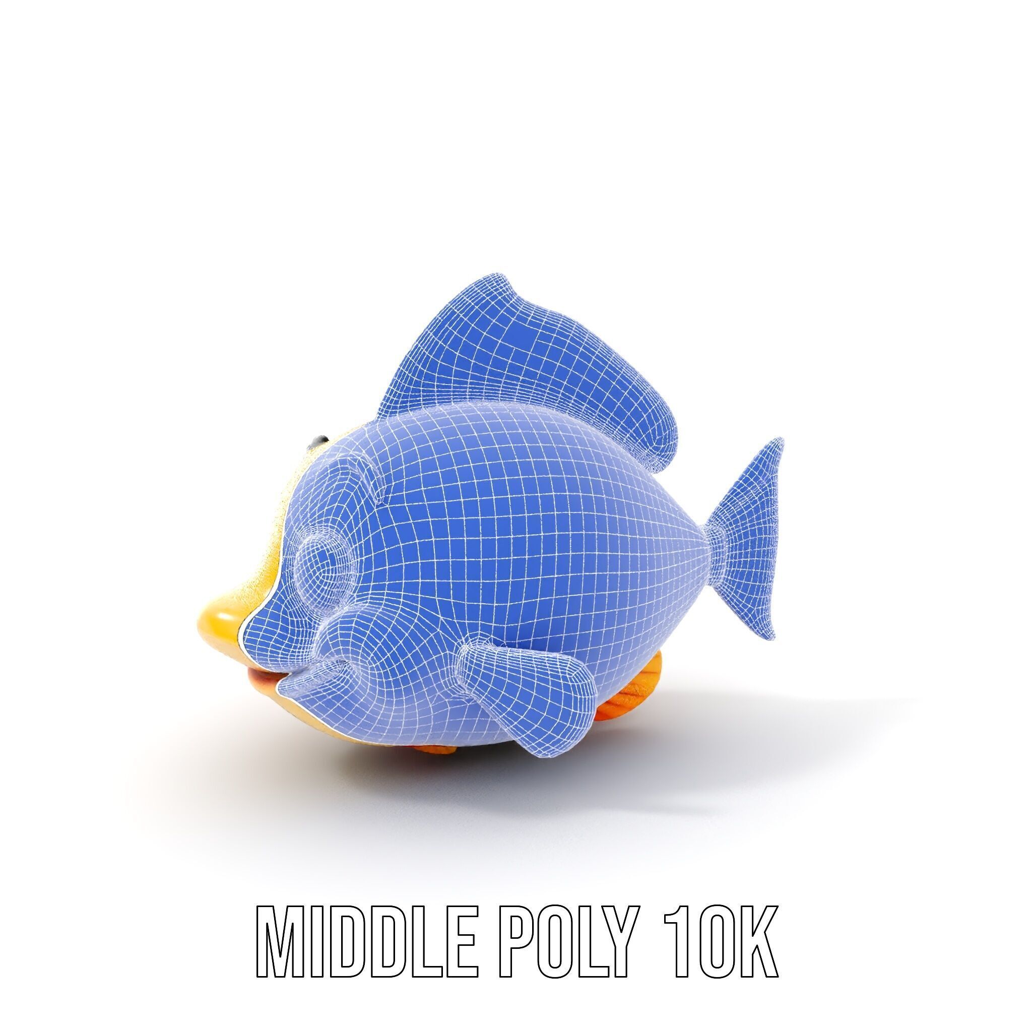 Animated Clownfish Character Model Pack for Games and Animation Low-poly 3D model_25