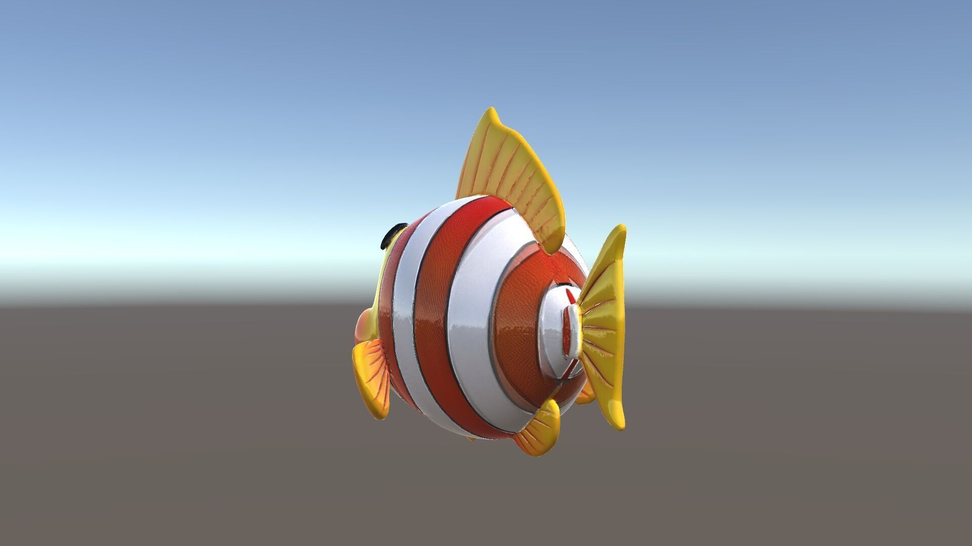 Animated Clownfish Character Model Pack for Games and Animation Low-poly 3D model_33