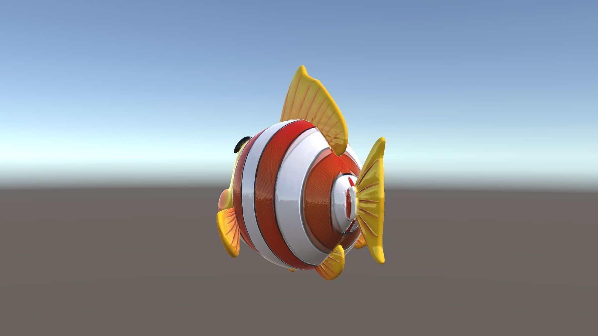 Animated Clownfish Character Model Pack for Games and Animation Low-poly 3D model_5