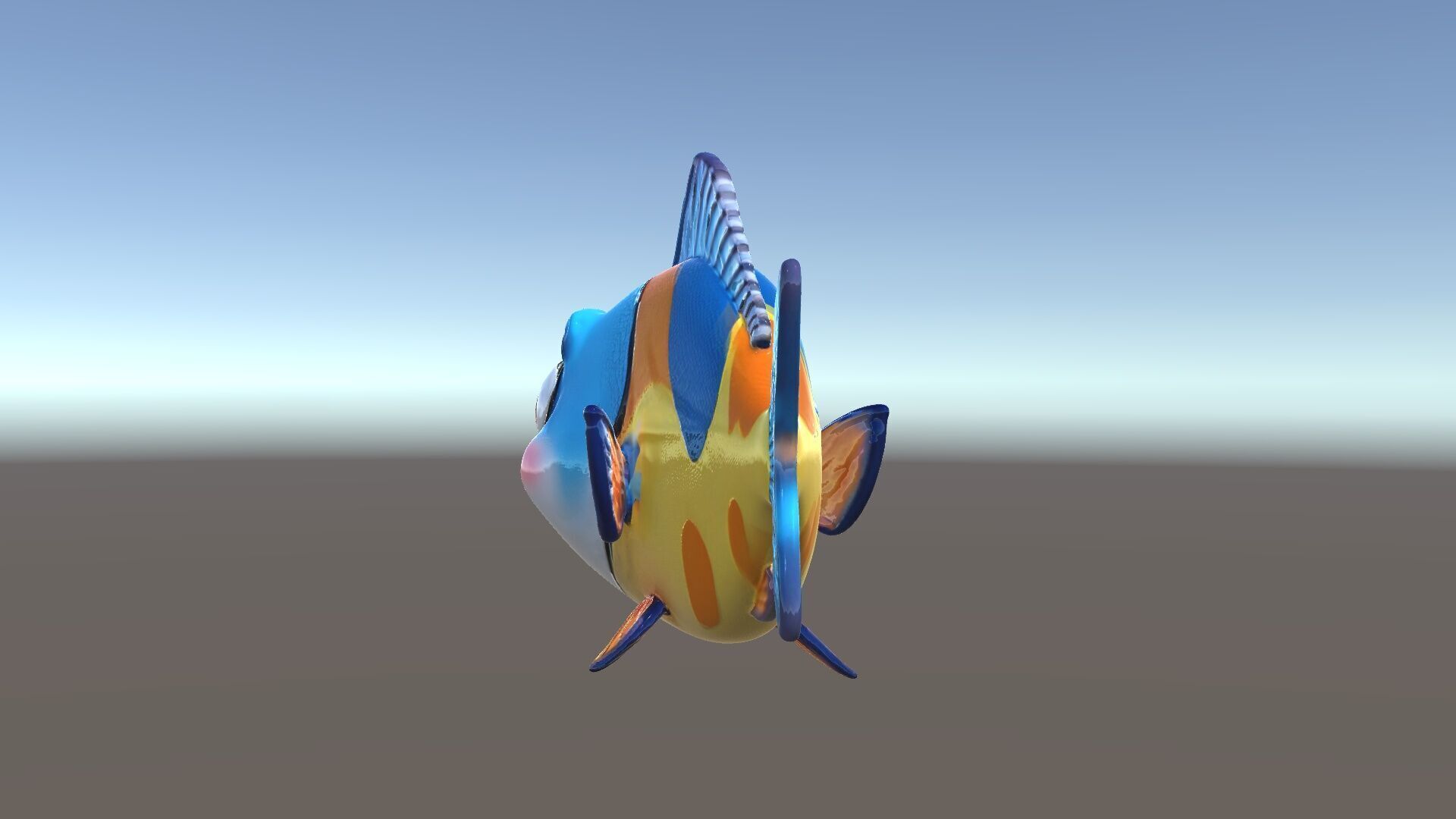 Cartoon Fish Character Model Pack Low-poly 3D model_5