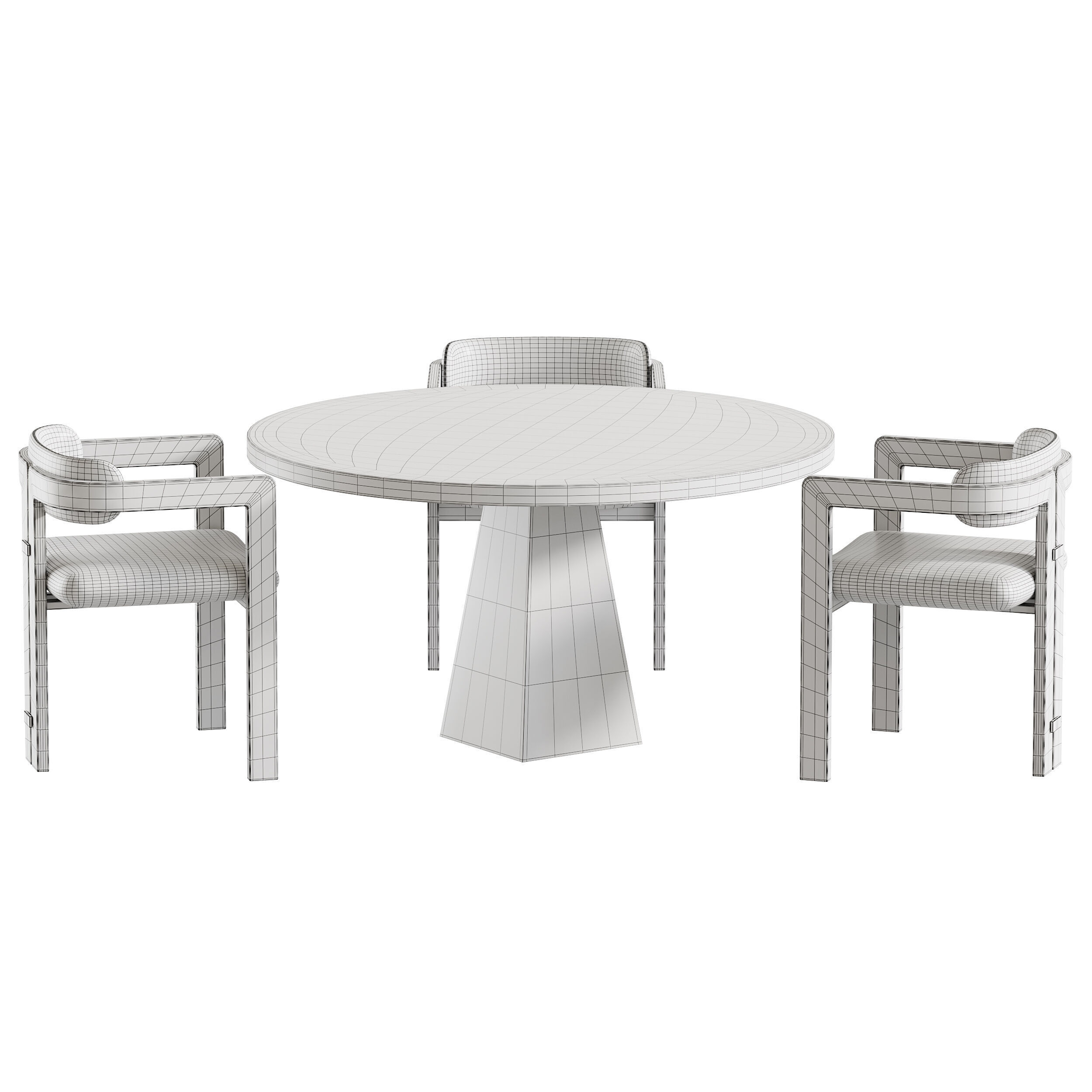 Dining table MELBOURNE 3D model_13