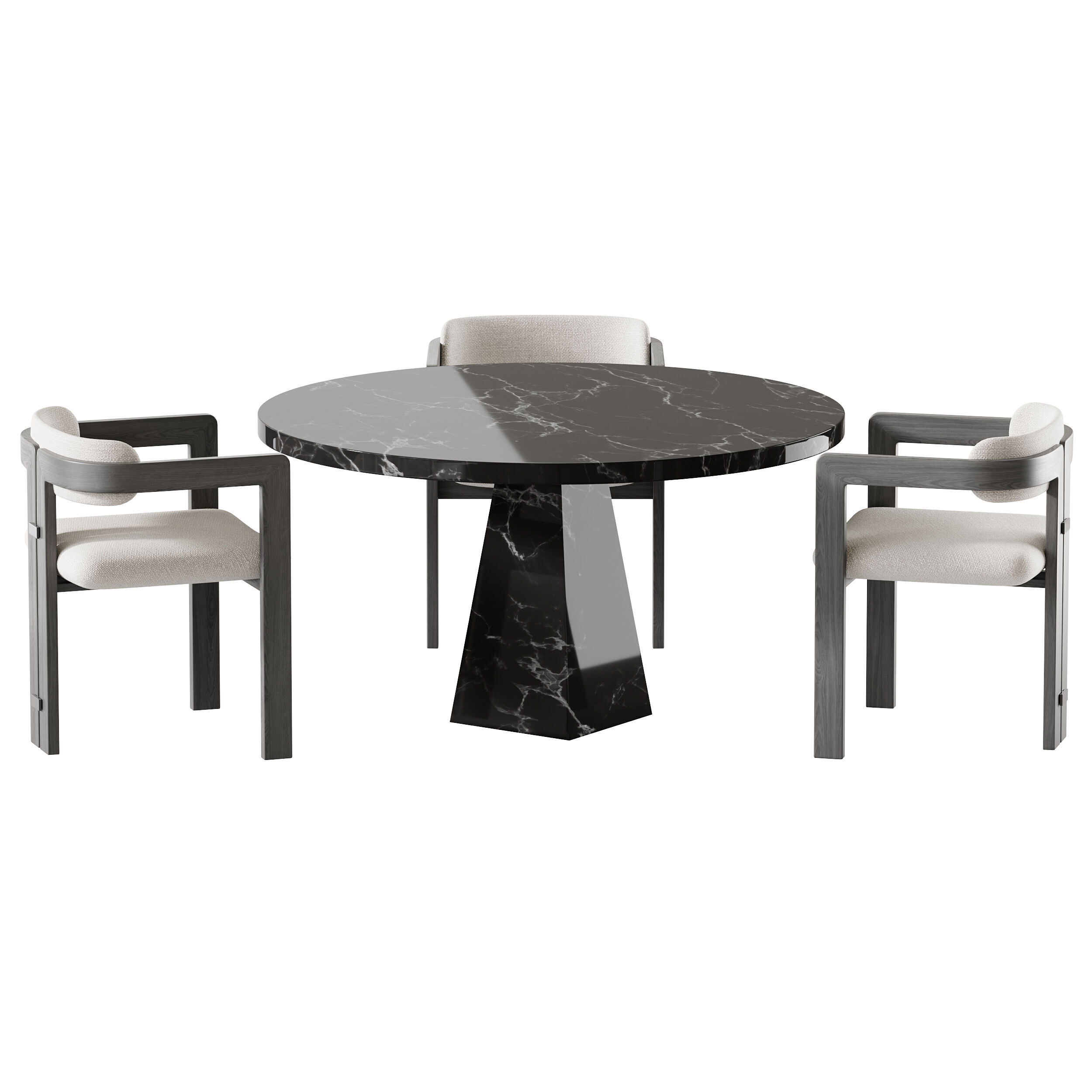 Dining table MELBOURNE 3D model_8