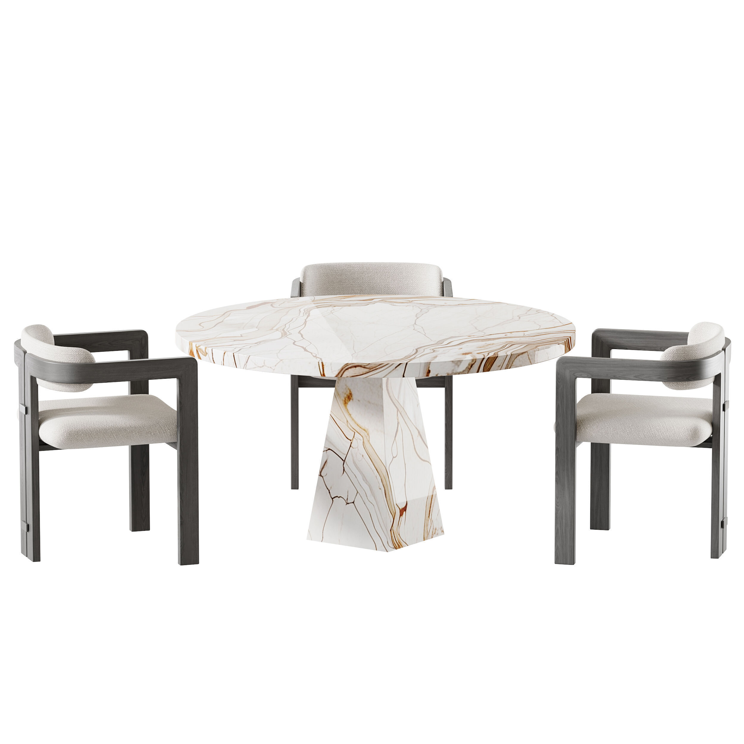 Dining table MELBOURNE 3D model_10