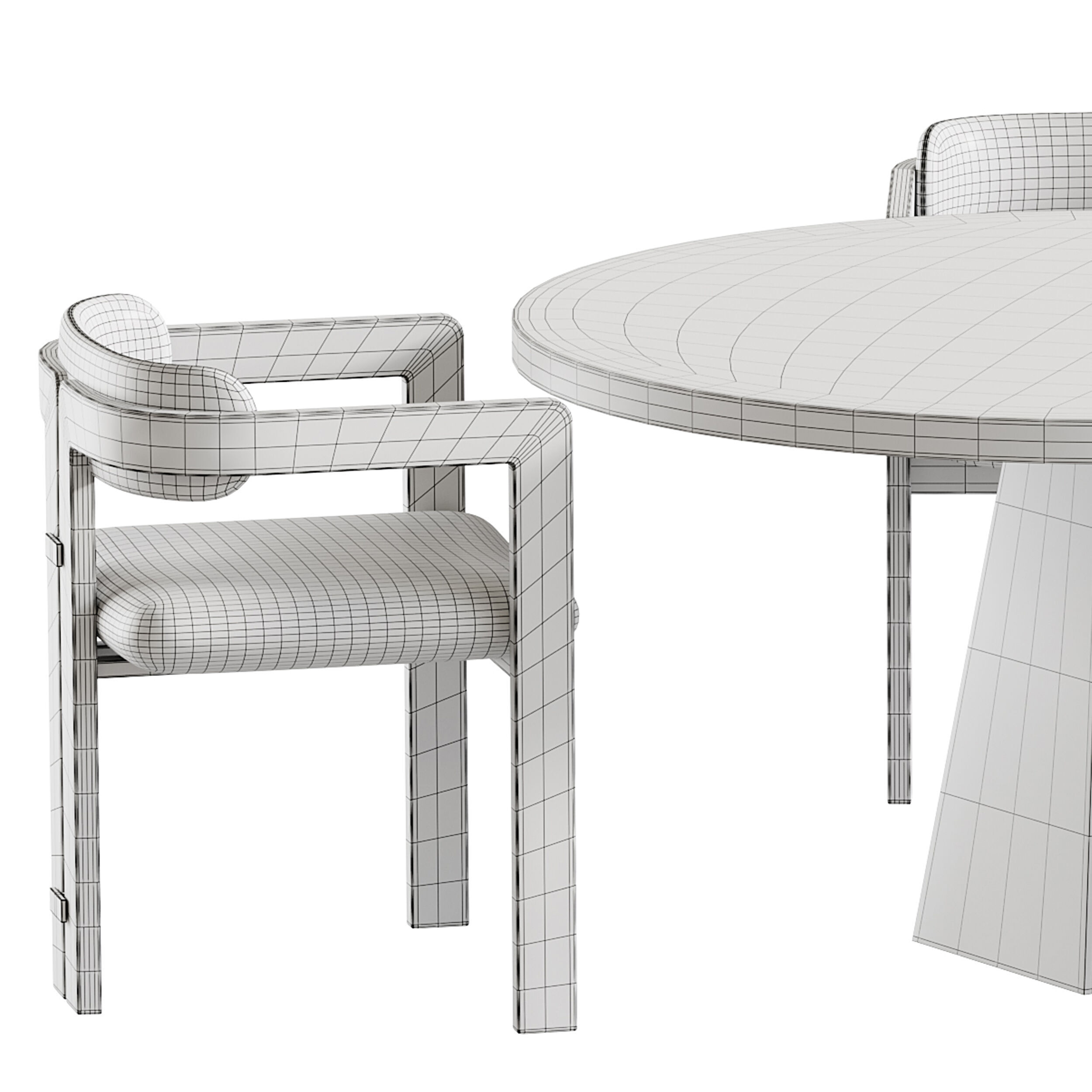 Dining table MELBOURNE 3D model_14