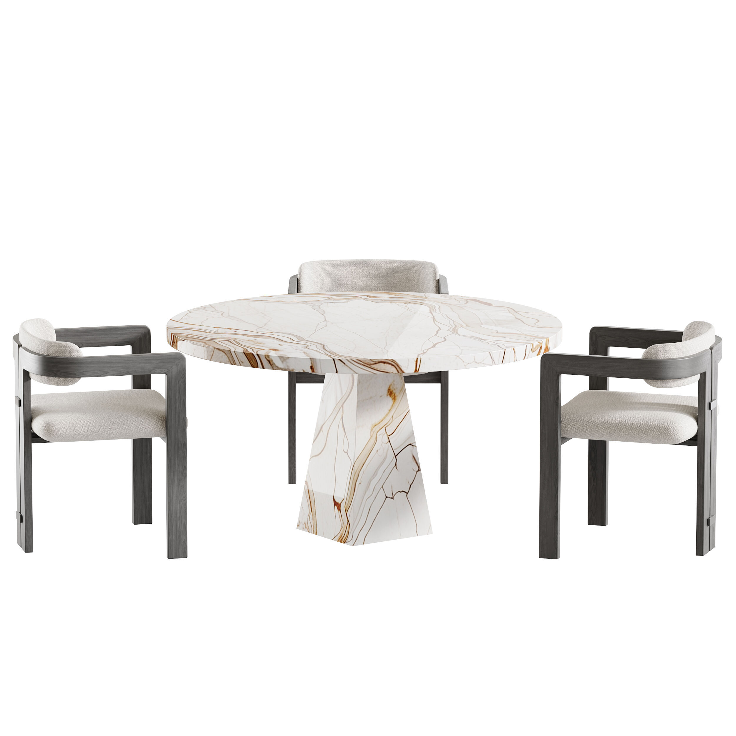 Dining table MELBOURNE 3D model_3