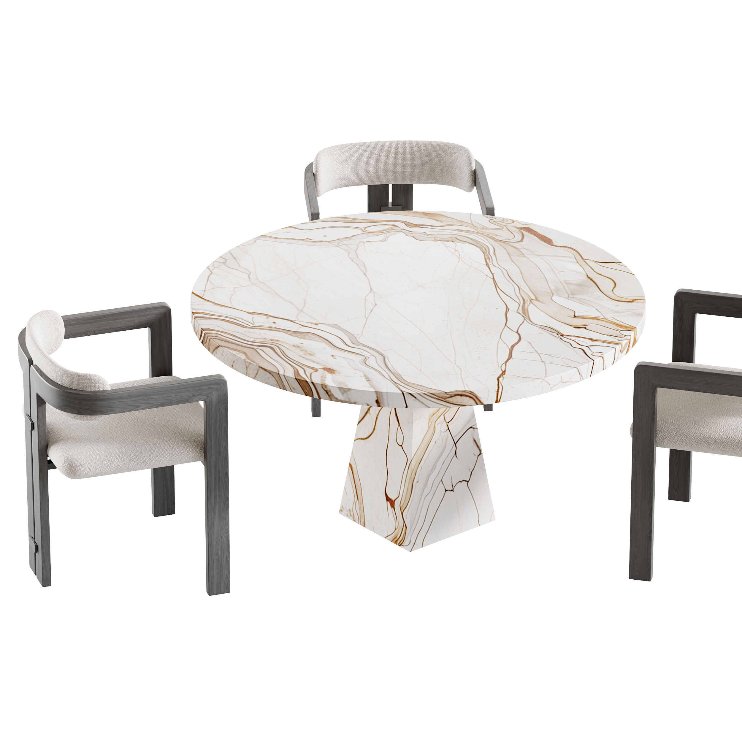 Dining table MELBOURNE 3D model_6