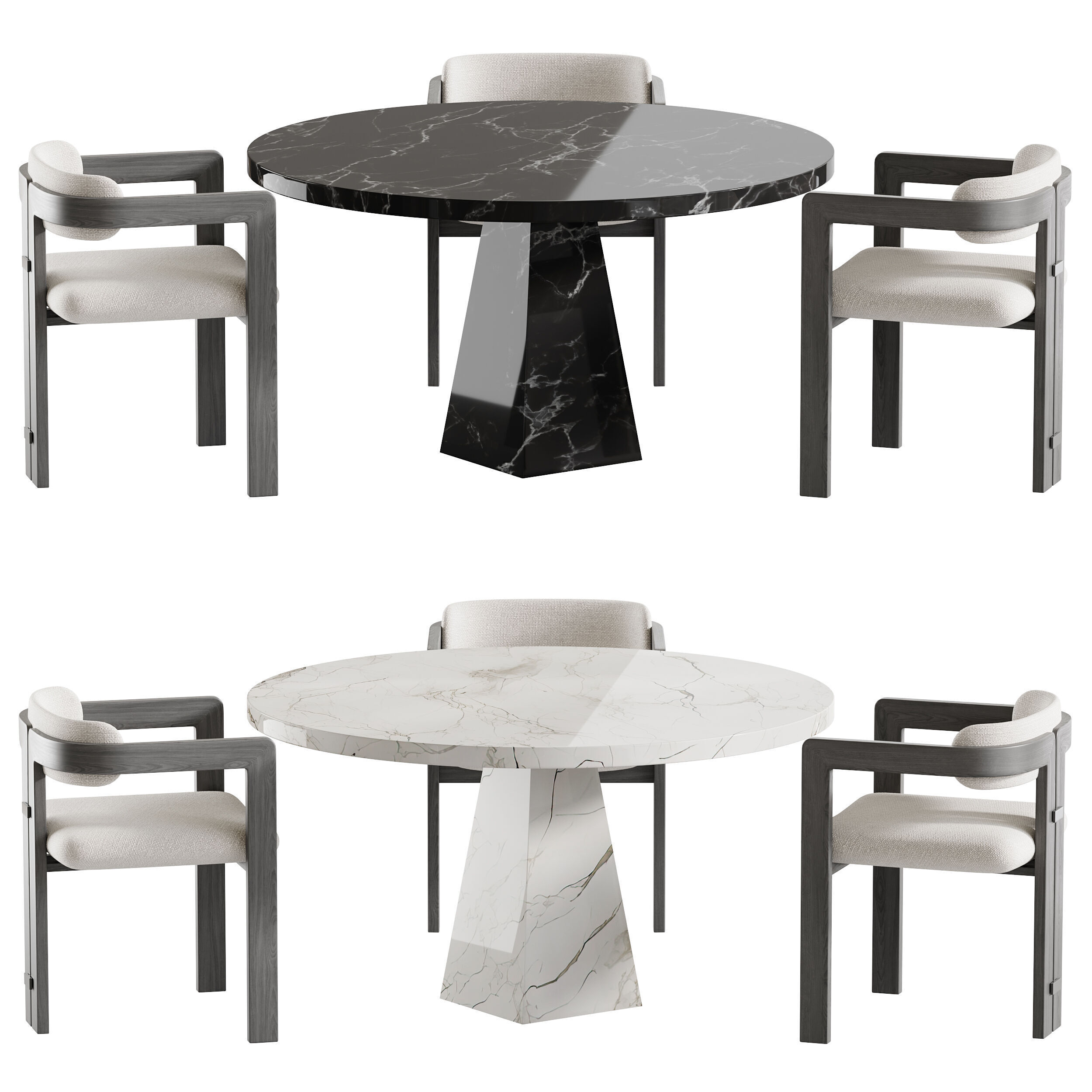 Dining table MELBOURNE 3D model_0