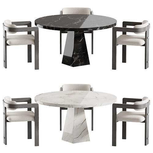 Dining table MELBOURNE 3D model