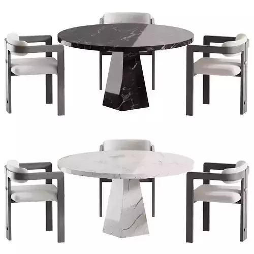 Dining table MELBOURNE 3D model