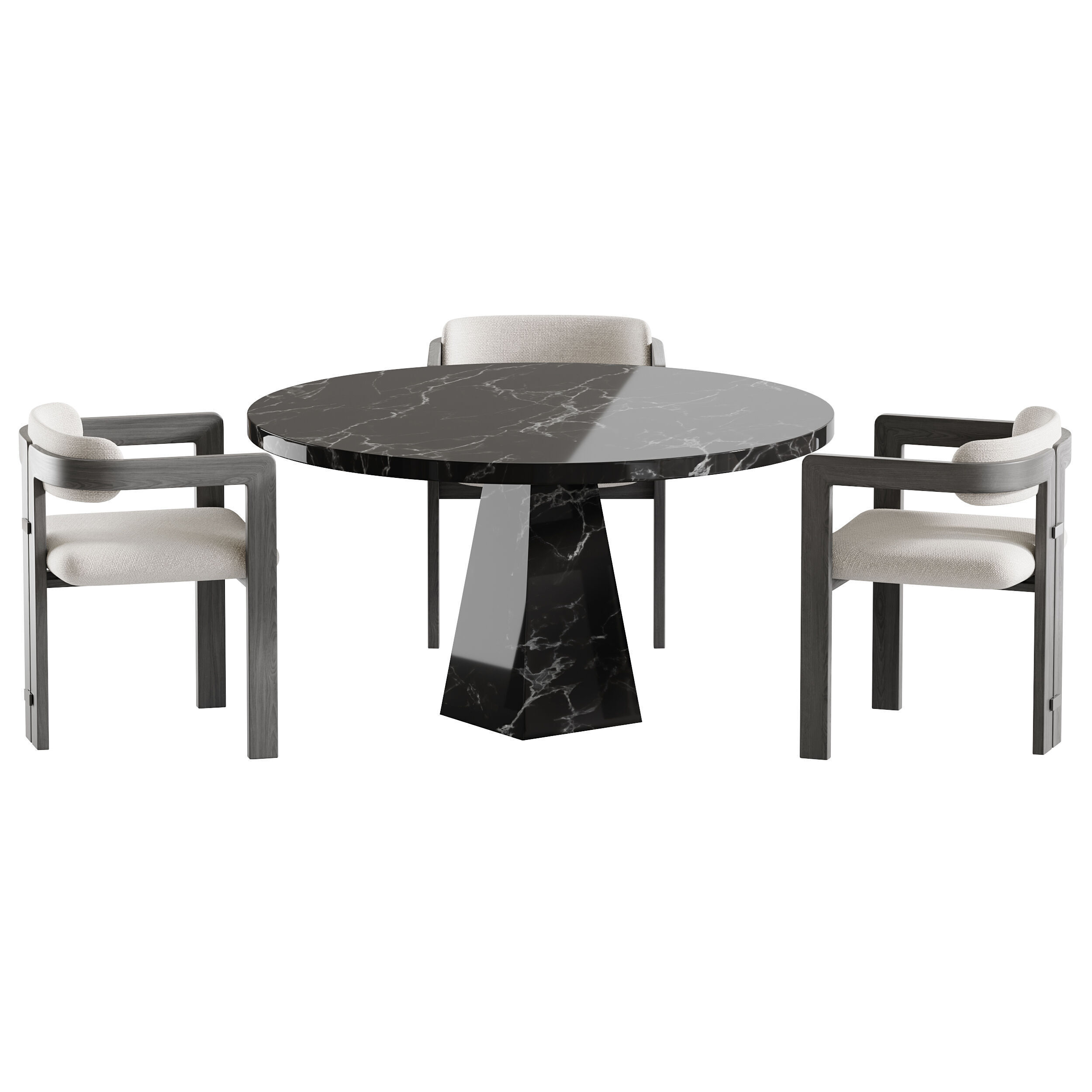 Dining table MELBOURNE 3D model_1