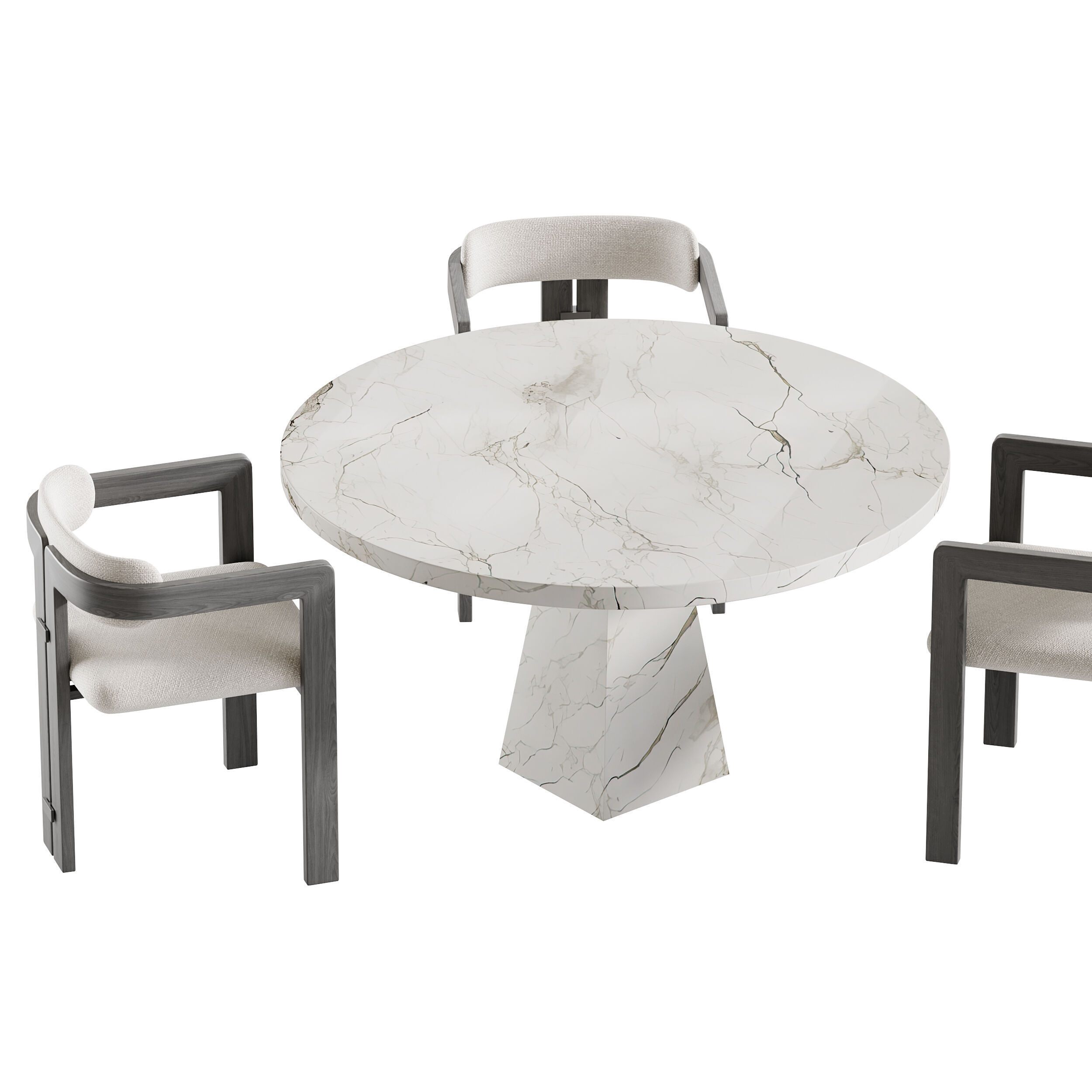 Dining table MELBOURNE 3D model_5