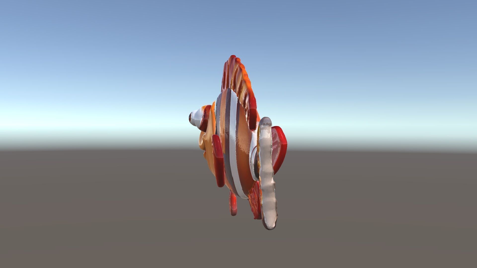 Cute Clownfish Cartoon Model Pack Low-poly 3D model_5