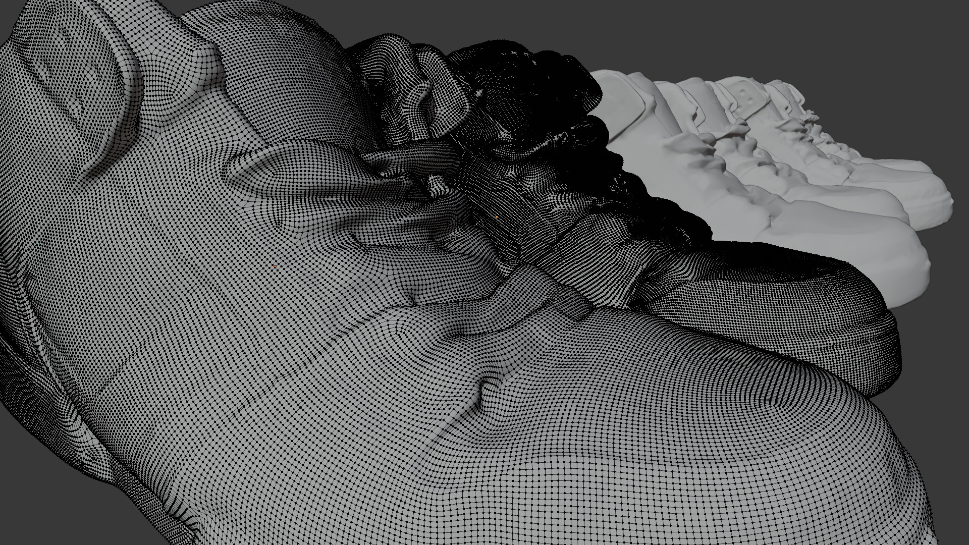 Scanned Used Skater Shoes 3D model_5