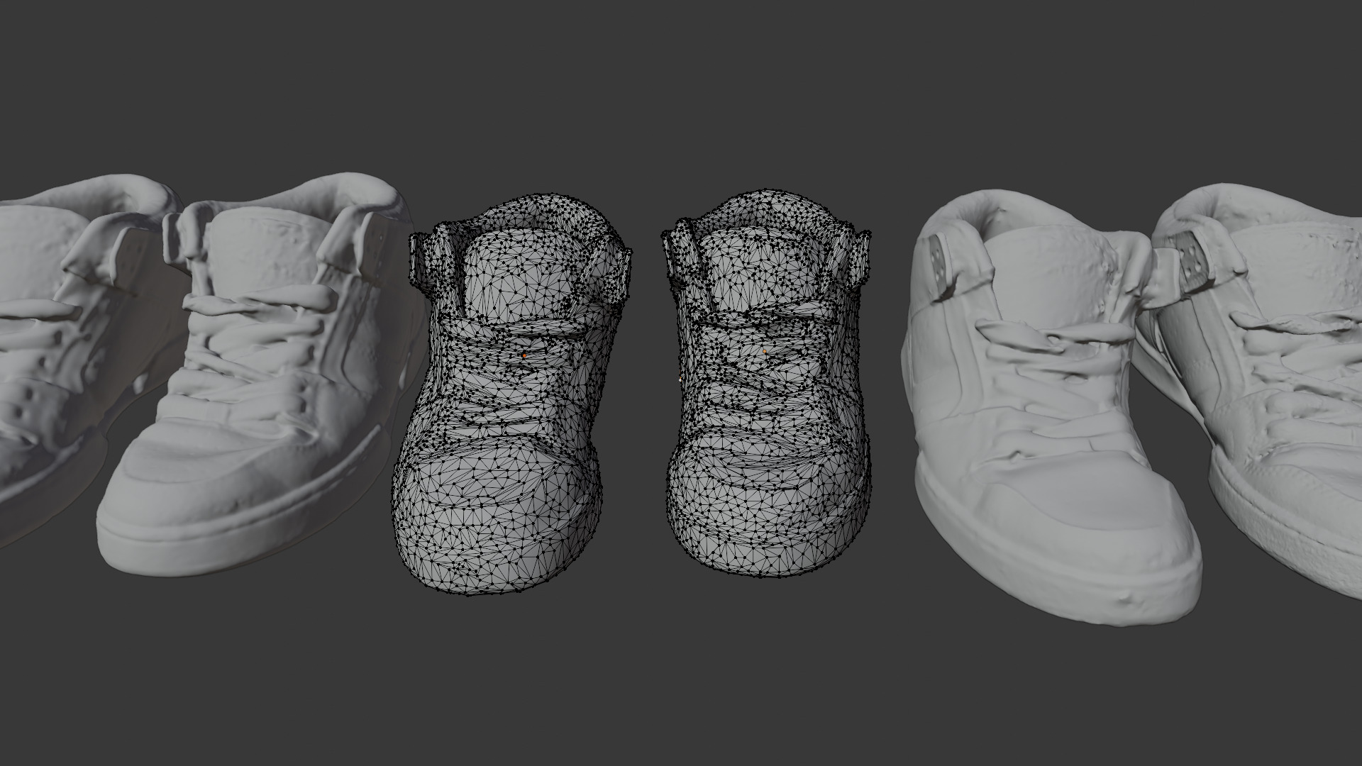 Scanned Used Skater Shoes 3D model_6