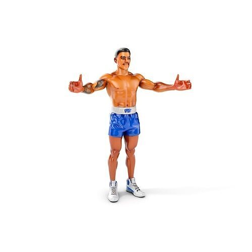 Boxer D Character Model Rigged and Animated Low-poly 3D model