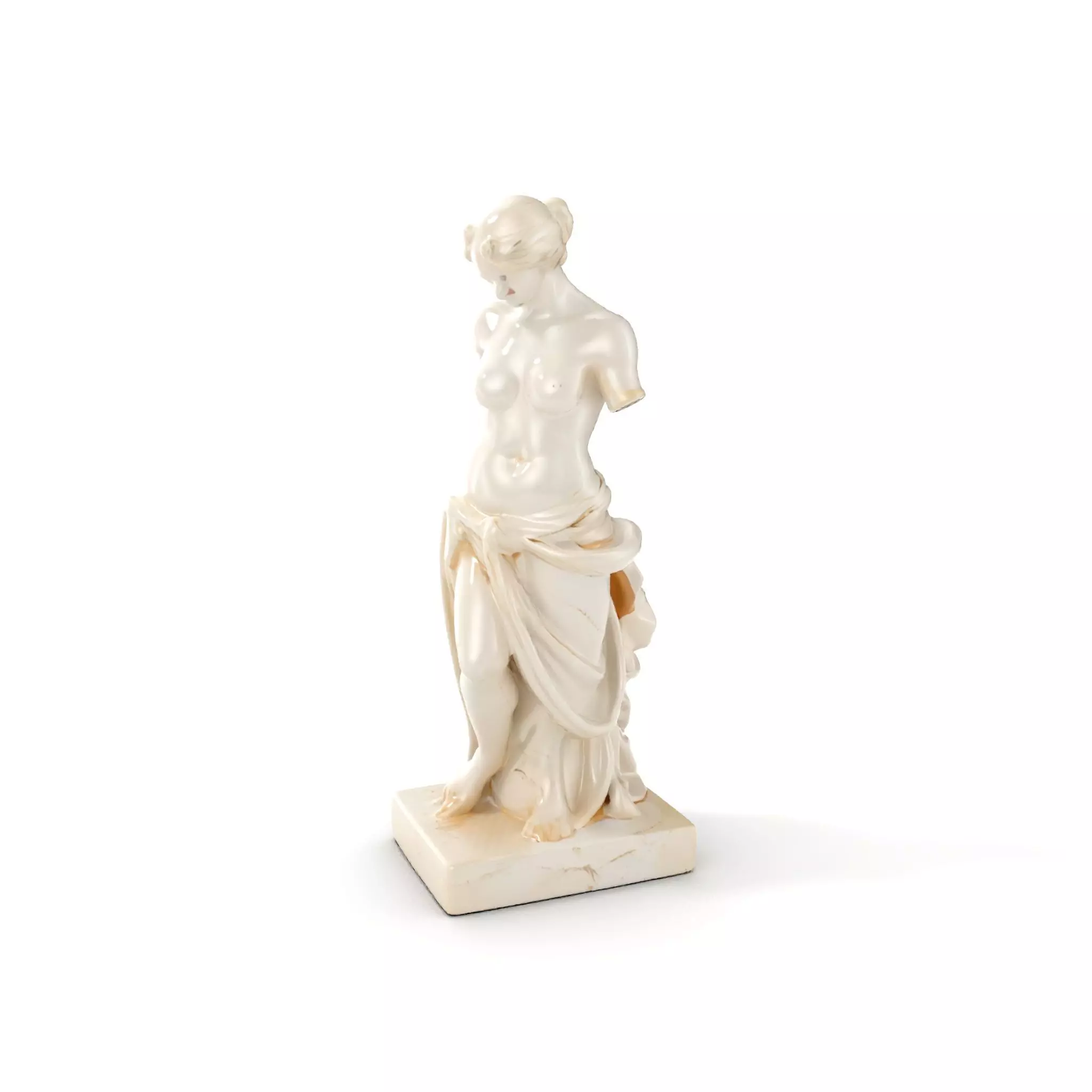 Classical Marble Statue Model Pack Low-poly 3D model_0