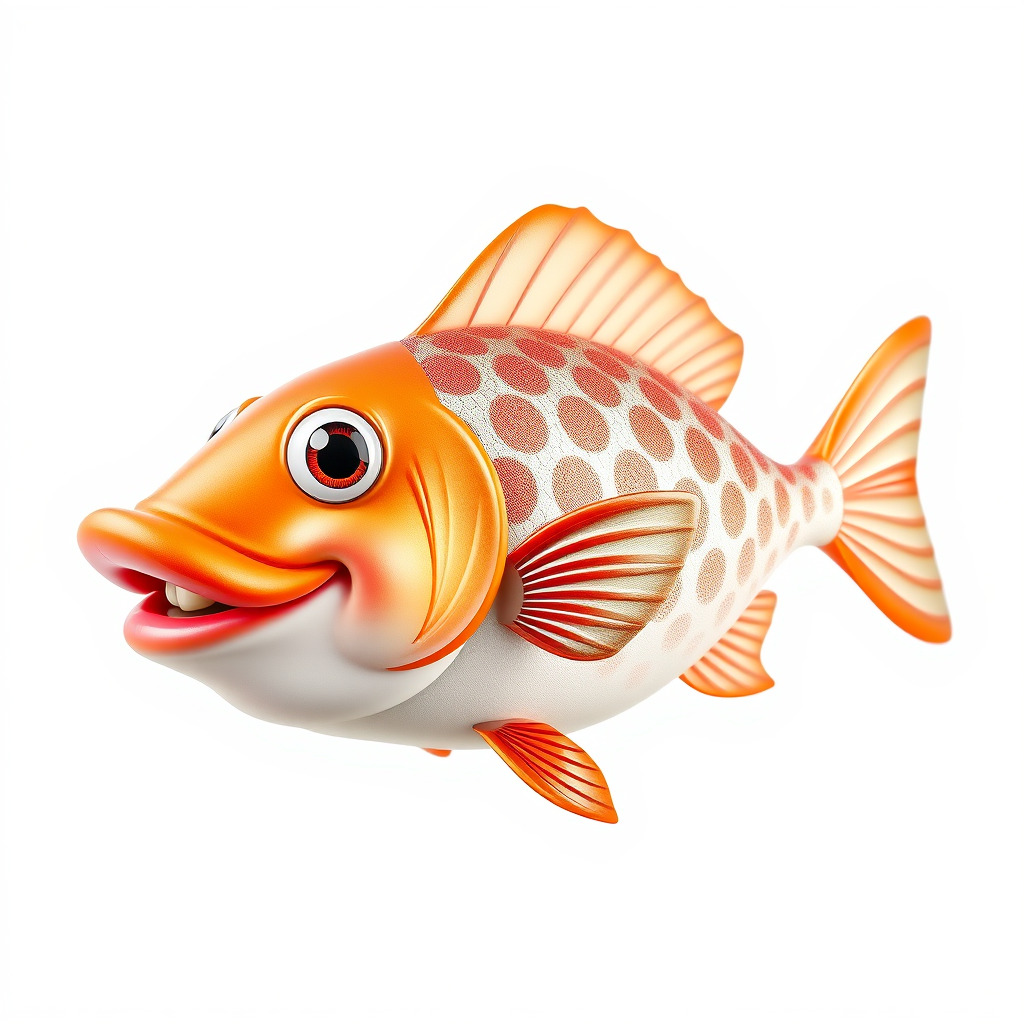 Cartoon Fish Character D Model Pack Low-poly 3D model_2