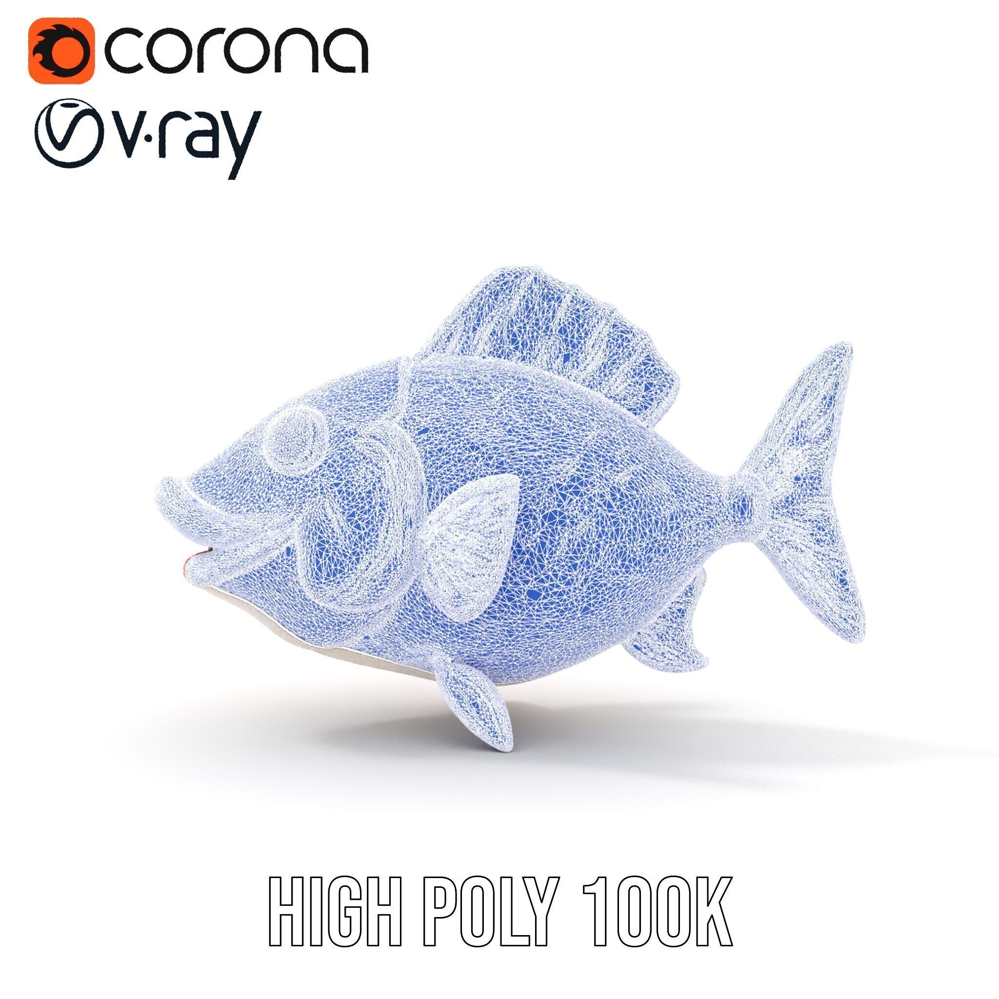 Cartoon Fish Character D Model Pack Low-poly 3D model_31